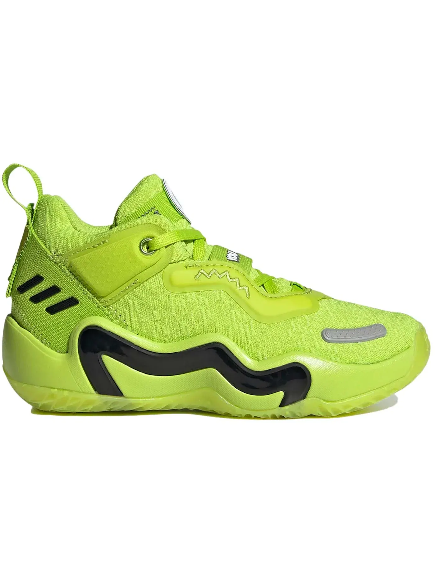 Детские кроссовки для мальчиков с принтом Adidas D.O.N. Issue #3 — изображение 1 из 1, черный