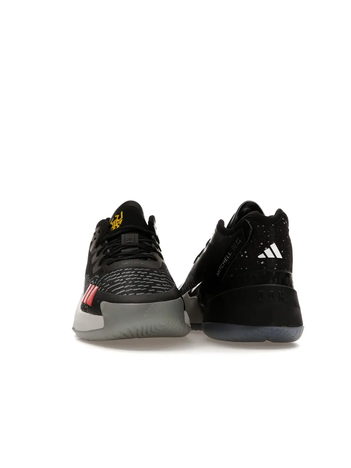 Мужские кроссовки для баскетбола Adidas D.O.N. Issue #4 — изображение 2 из 4, черный//серый