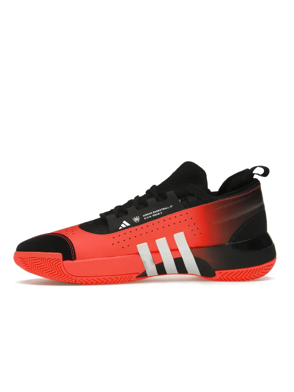 Мужские кроссовки баскетбольные D.O.N. Issue #5 Adidas — изображение 3 из 4, красный/белый/черный