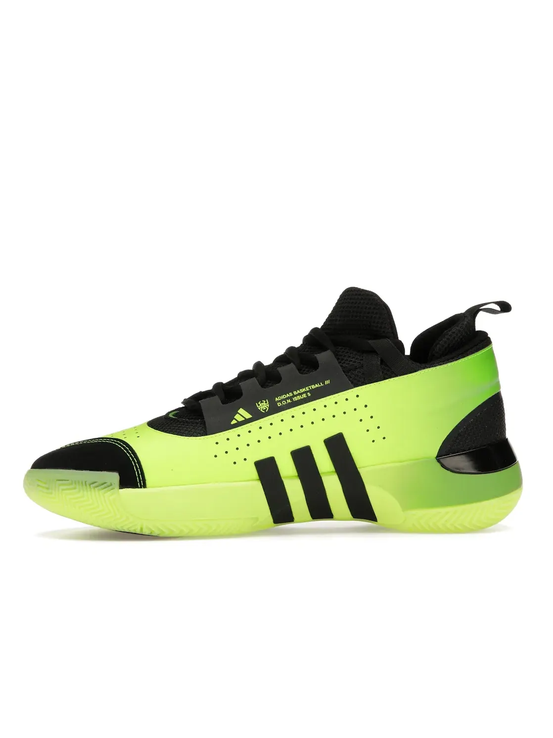 Мужские кроссовки с сетчатым верхом Adidas D.O.N. Issue #5 — изображение 3 из 4, черный