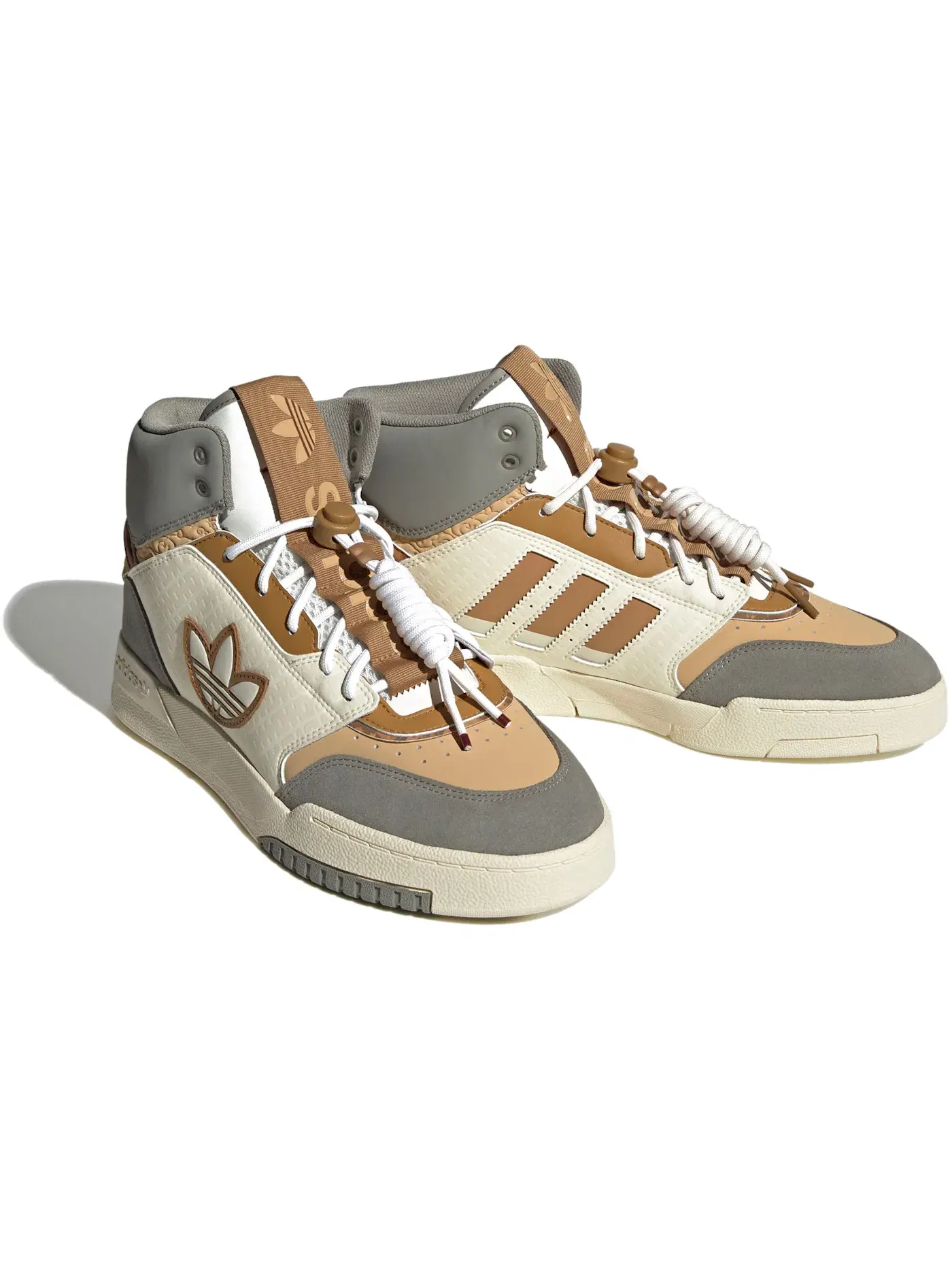 Мужские кроссовки Lifestyle Drop Step XL Adidas — изображение 2 из 2, кремовый белый/бежевый
