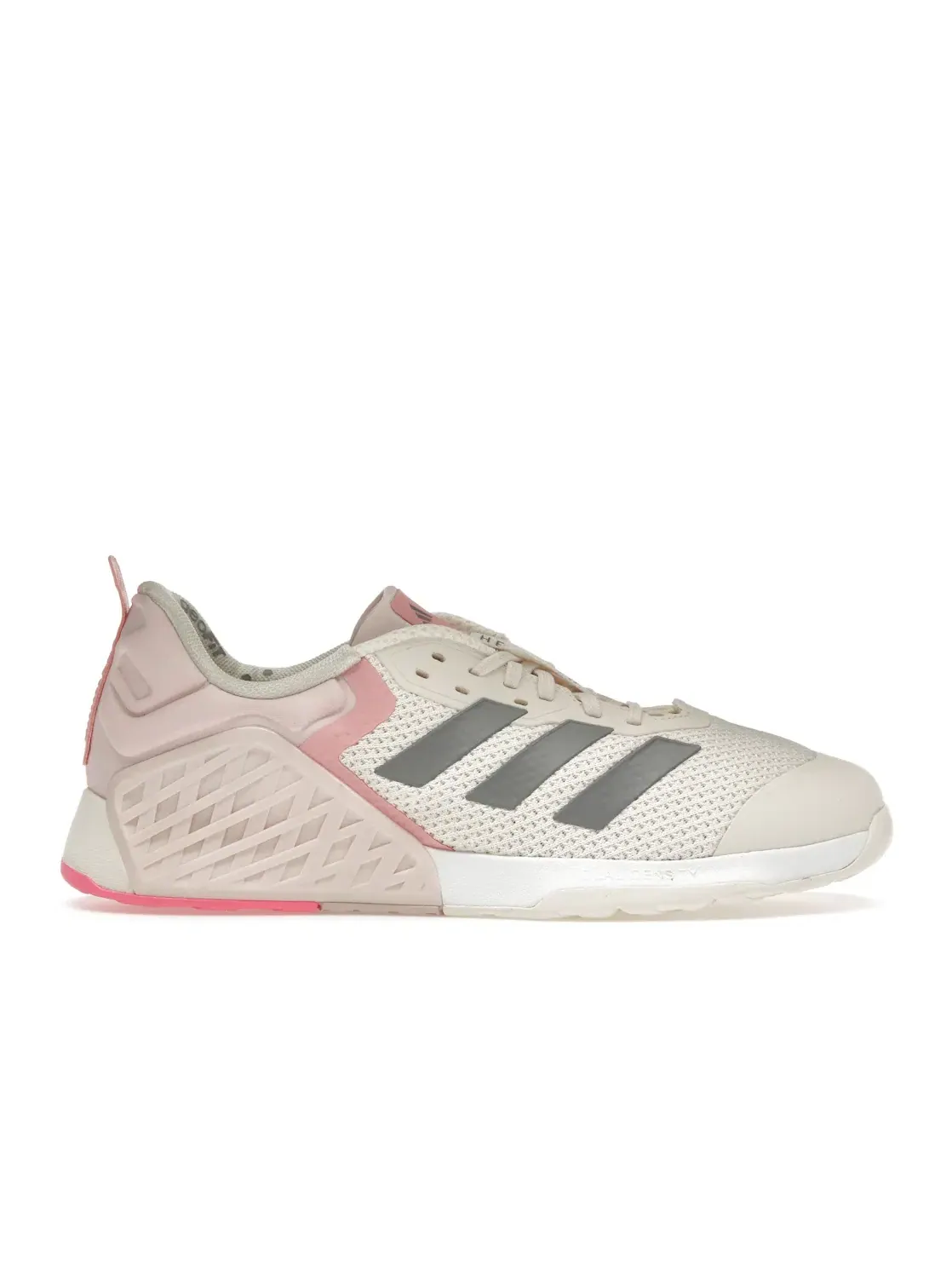 Женские кроссовки для тренировок Dropset 3 Adidas — изображение 1 из 4, белый/металлик/розовый