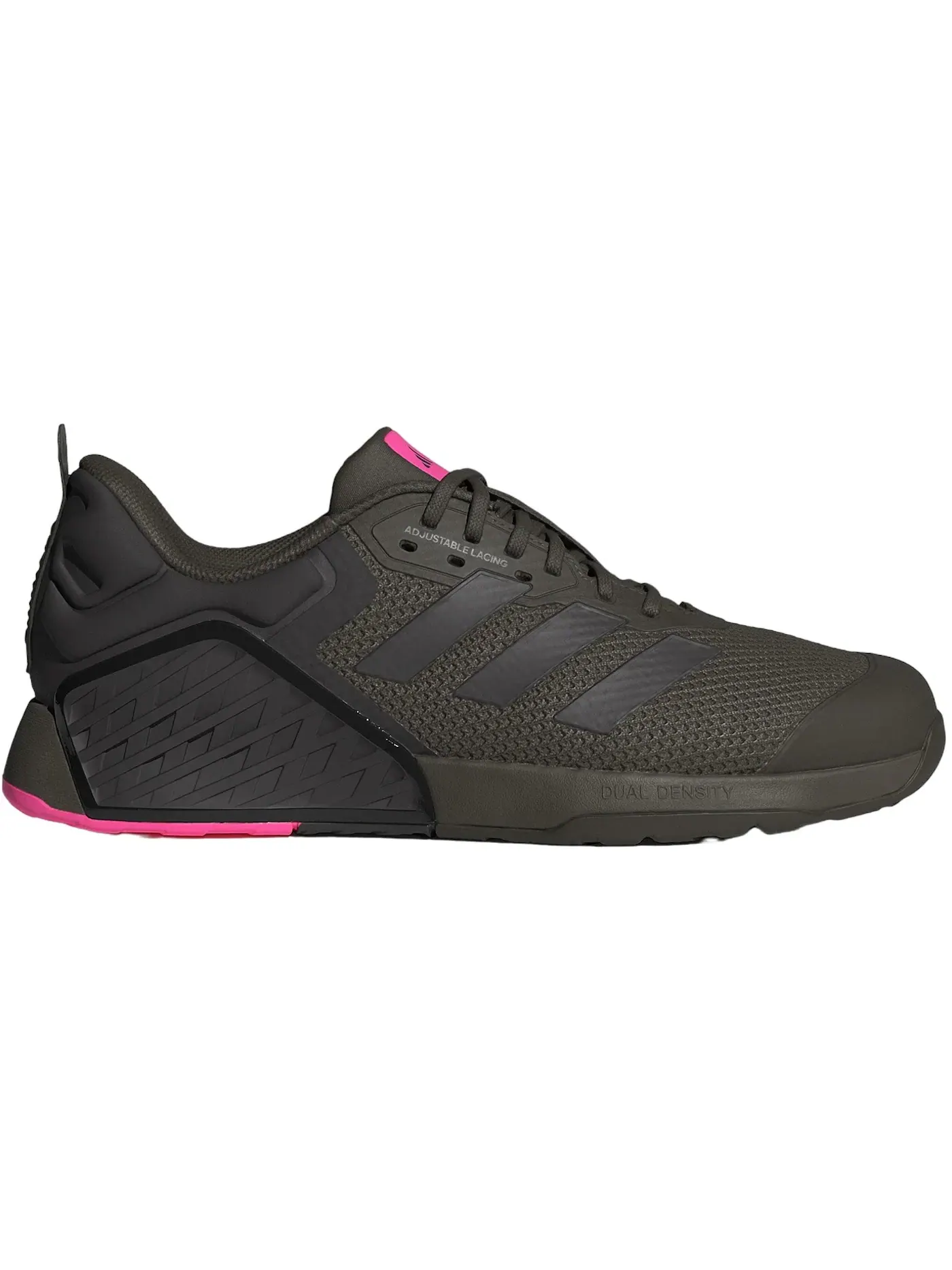Мужские кроссовки для тренировок Adidas Dropset 3 — изображение 1 из 1, оливковый черный розовый