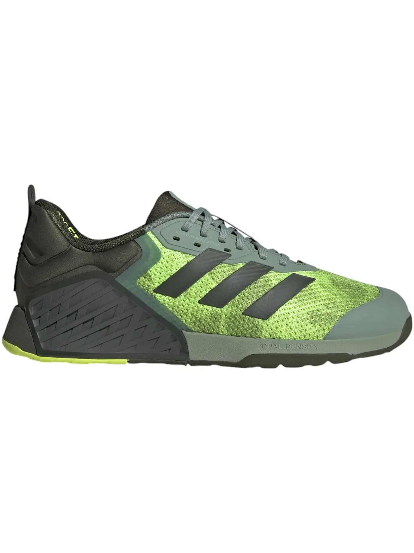 Мужские кроссовки для тренировок Dropset 3 Strength Adidas — изображение 1 из 1, серебристый зеленый