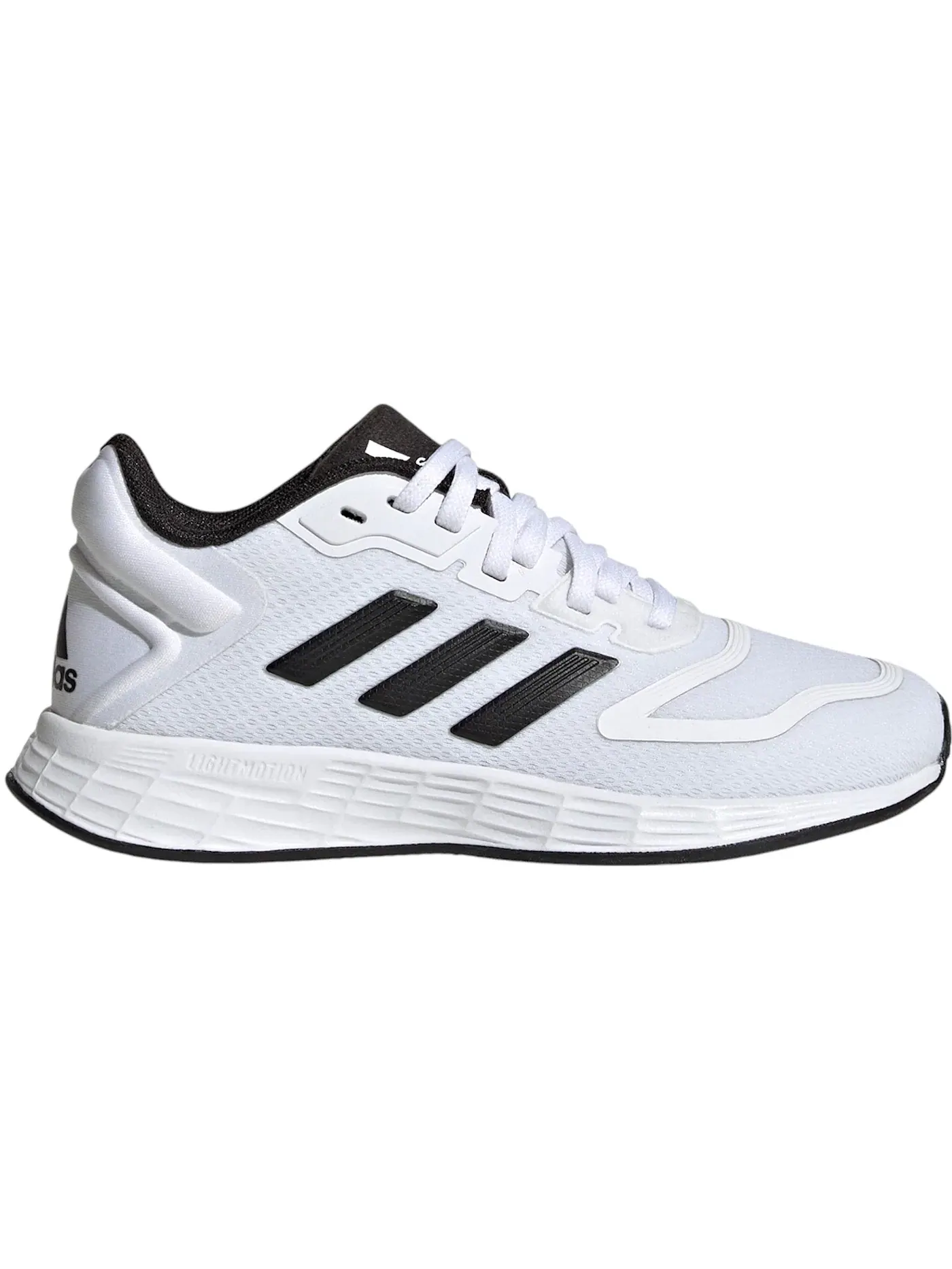 Детские кроссовки для активного отдыха Adidas Duramo 10 — изображение 1 из 1, белый/черный/белый