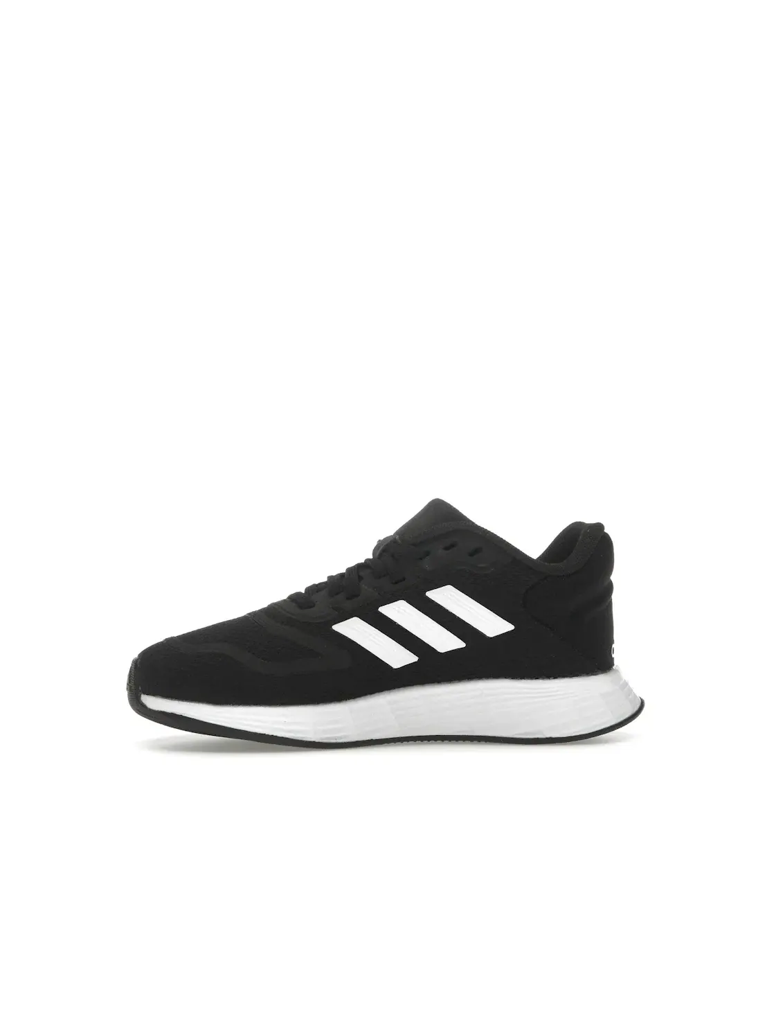 Детские кроссовки для бега с амортизацией Adidas Duramo 10 — изображение 3 из 4, черный/белый/черный