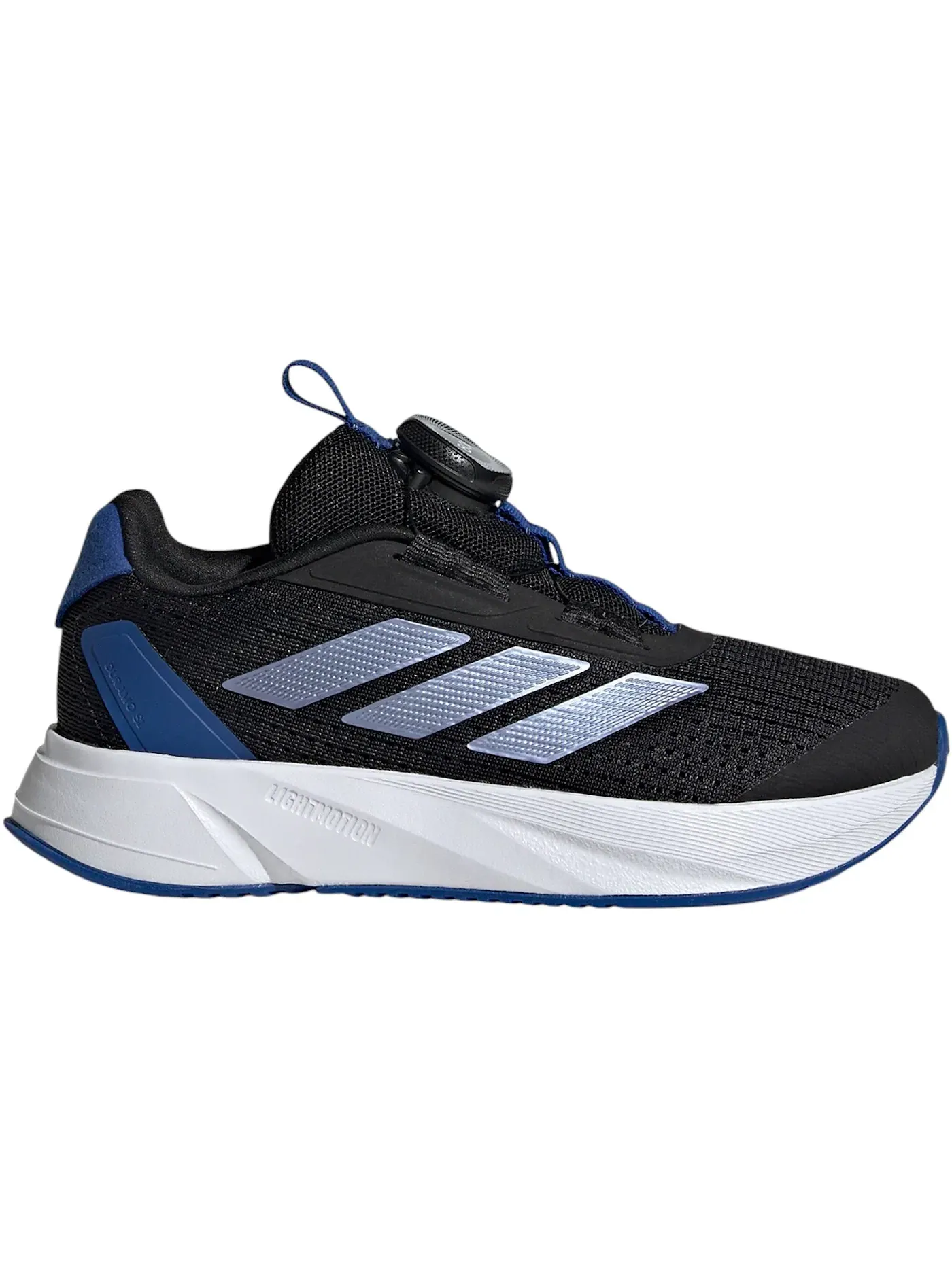 Детские кроссовки с длинным шнурком Adidas Duramo SL — изображение 1 из 1, черный/синий/белый