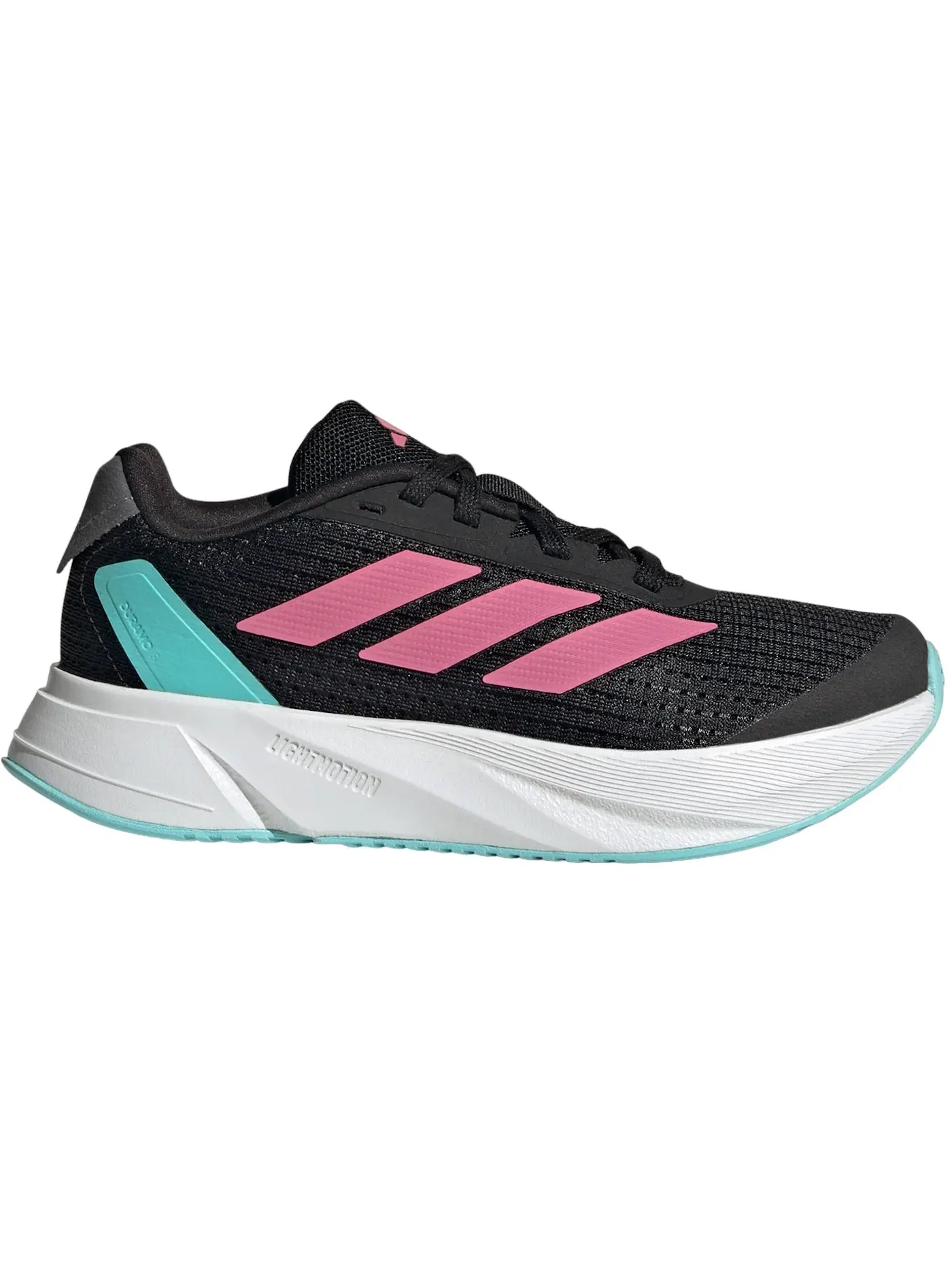 Детские кроссовки для мальчиков и девочек беговые Duramo SL Adidas — изображение 1 из 1, черный розовый белый