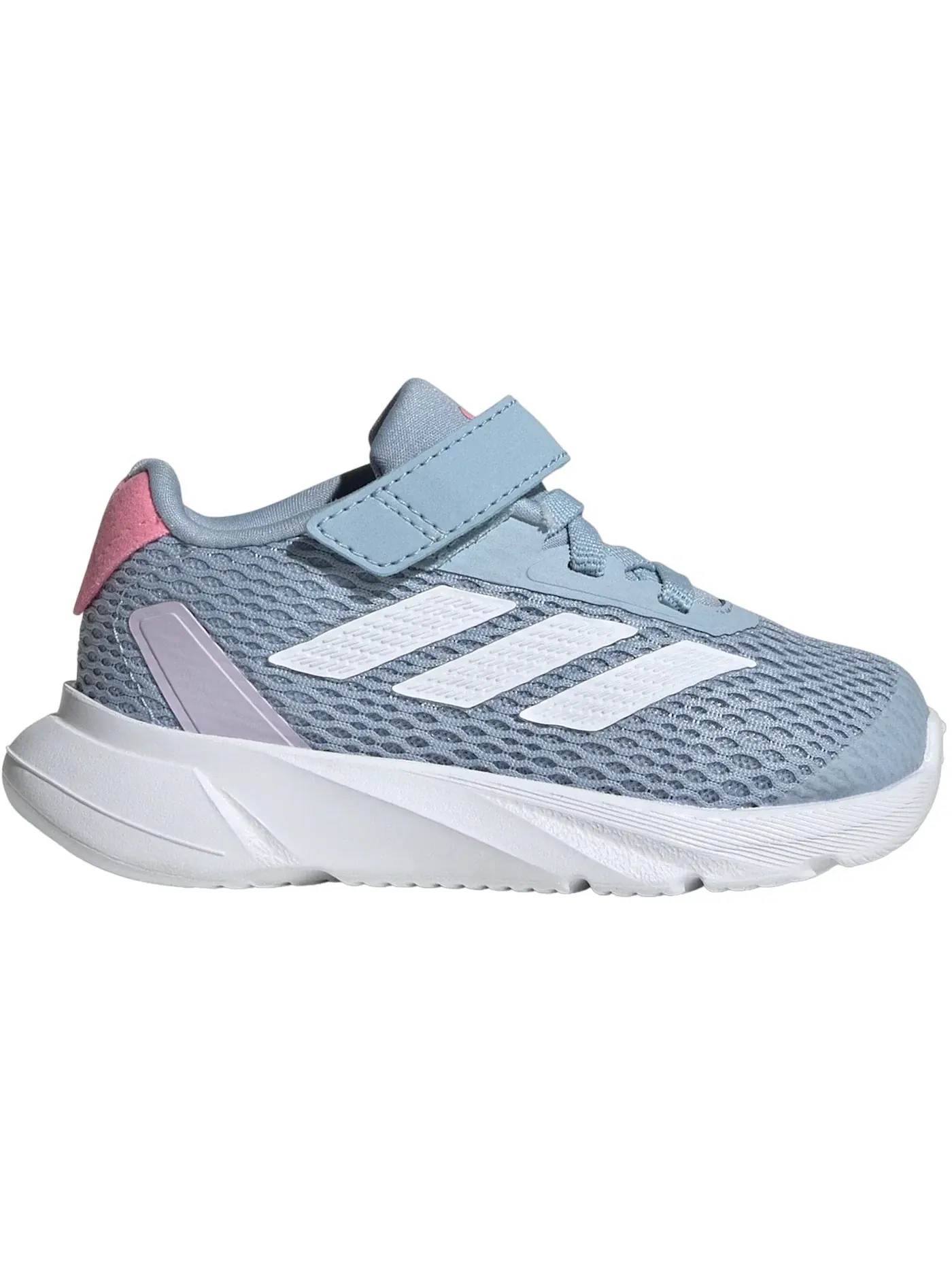 Детские кроссовки с шнуровкой Adidas Duramo SL — изображение 1 из 1, синий/белый/розовый