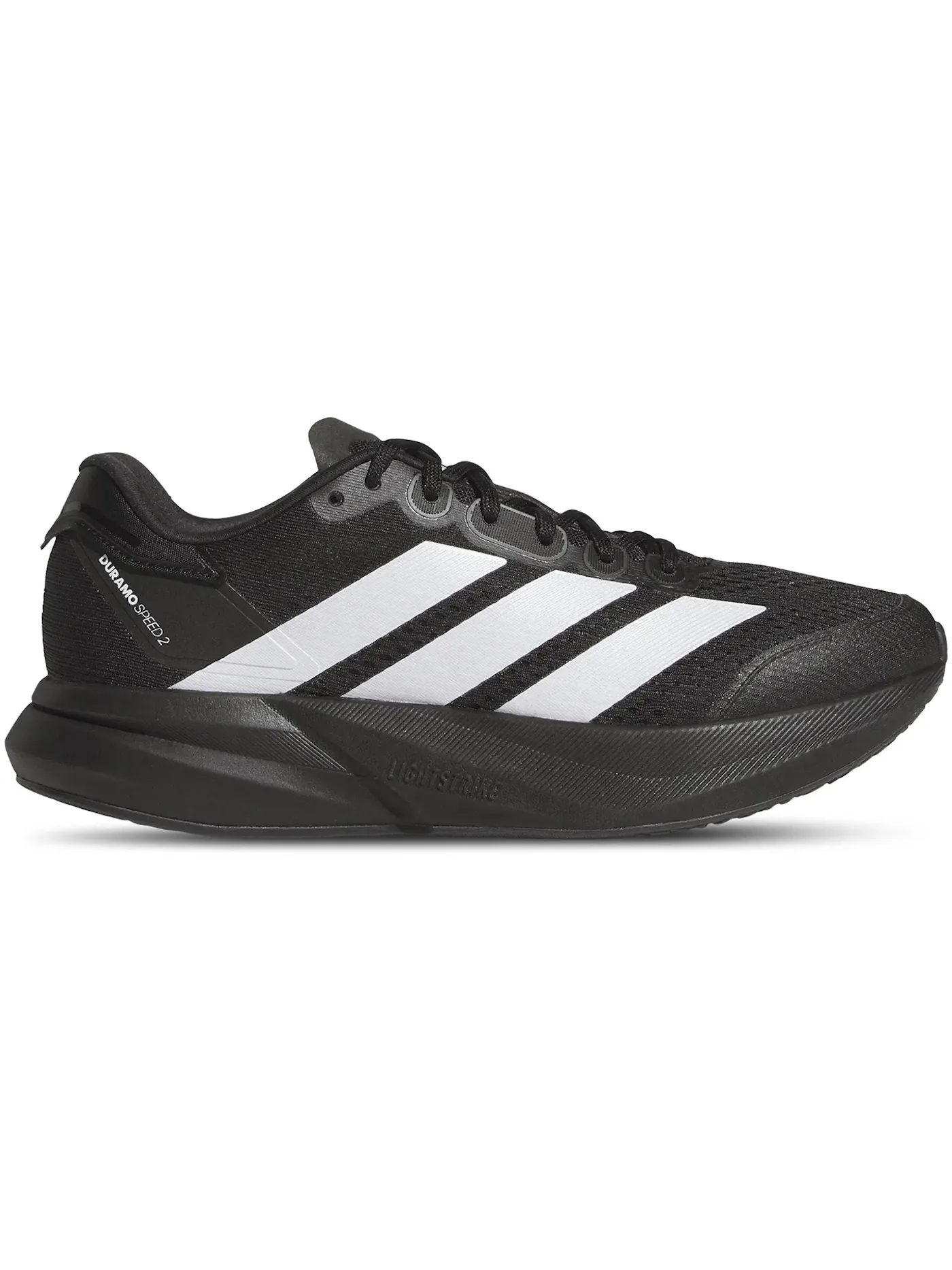 Мужские кроссовки для бега Adidas Duramo Speed 2 — изображение 1 из 1, черный/белый