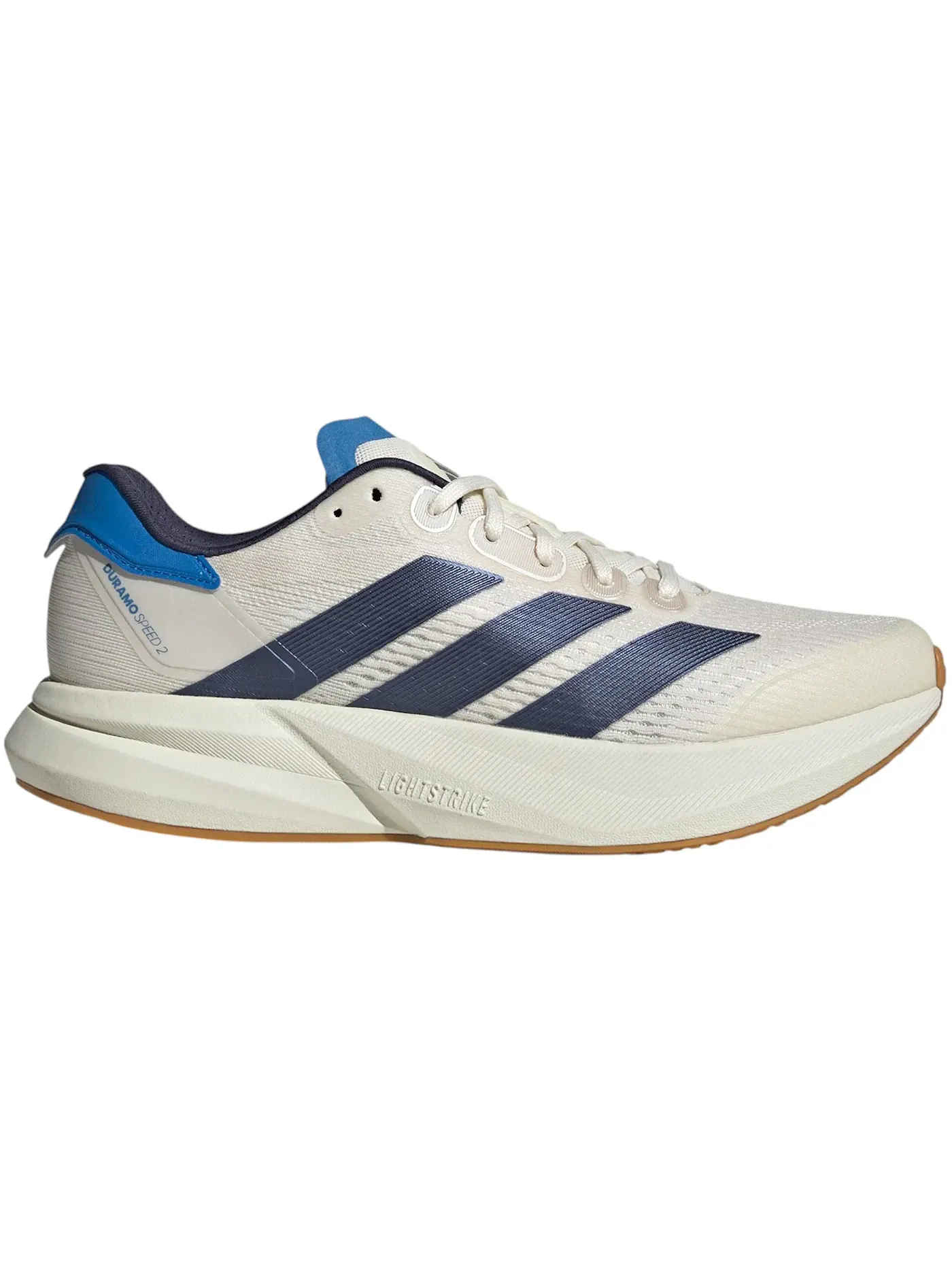 Мужские кроссовки для бега Duramo Speed 2 Adidas — изображение 1 из 1, белый темно-синий синий