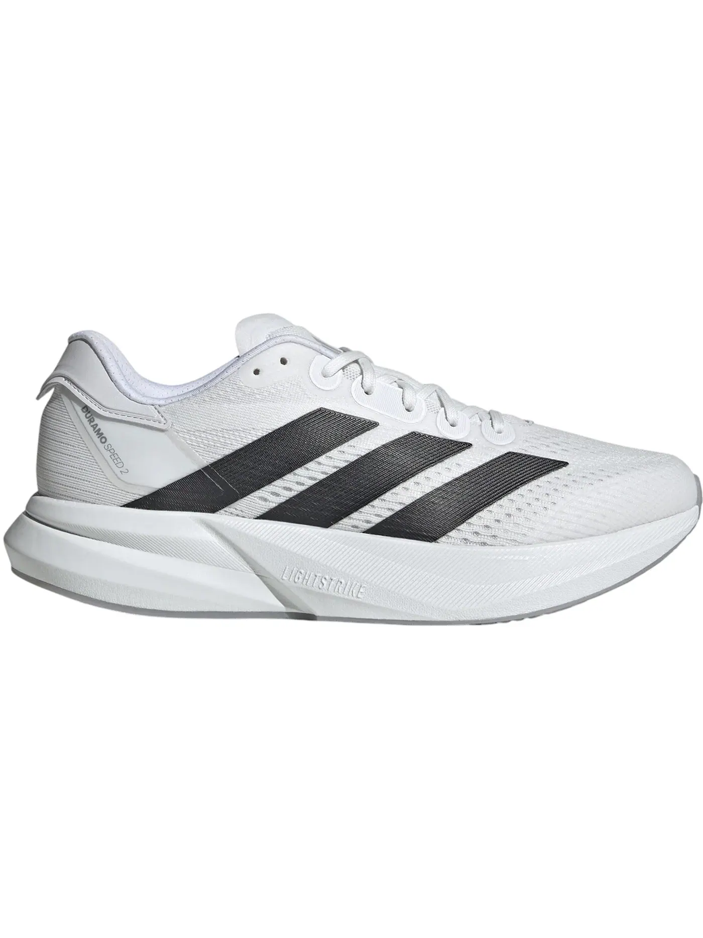 Мужские кроссовки беговые Adidas Duramo Speed 2 — изображение 1 из 1, белый черный серебристый