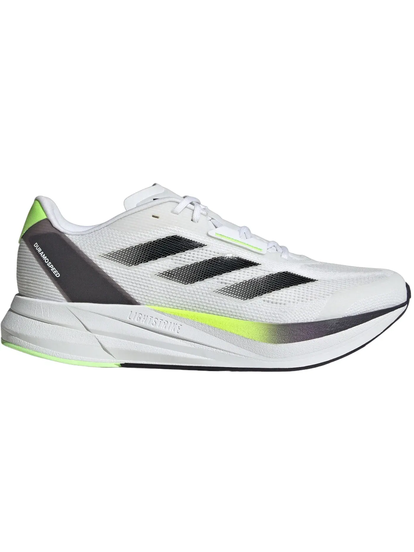 Мужские кроссовки для бега Adidas Duramo Speed — изображение 1 из 1, белый/черный/черный