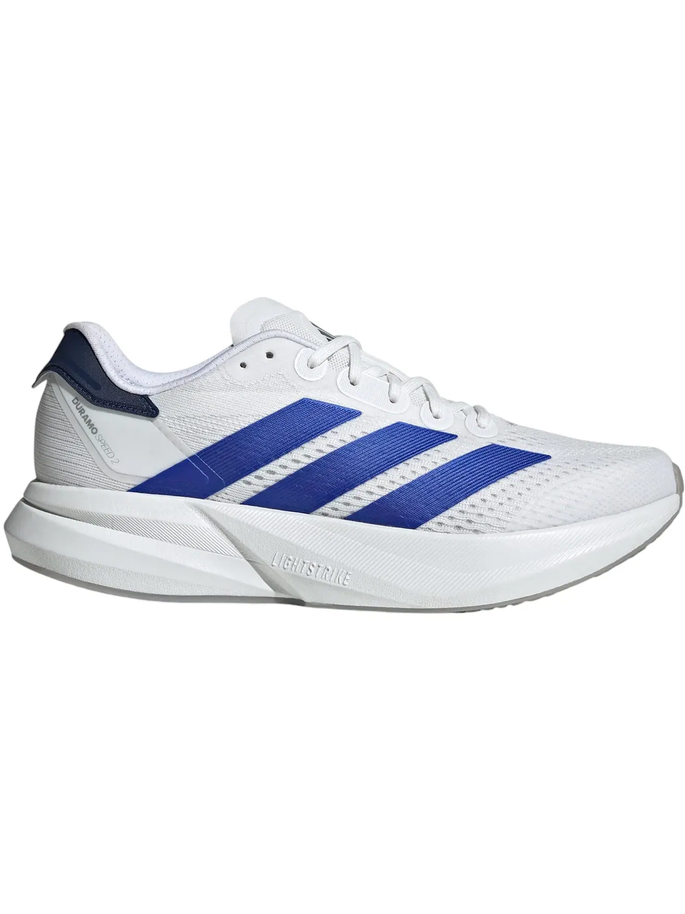 Мужские кроссовки для бега Adidas Duramo Speed — изображение 1 из 1, белый/синий/темный синий