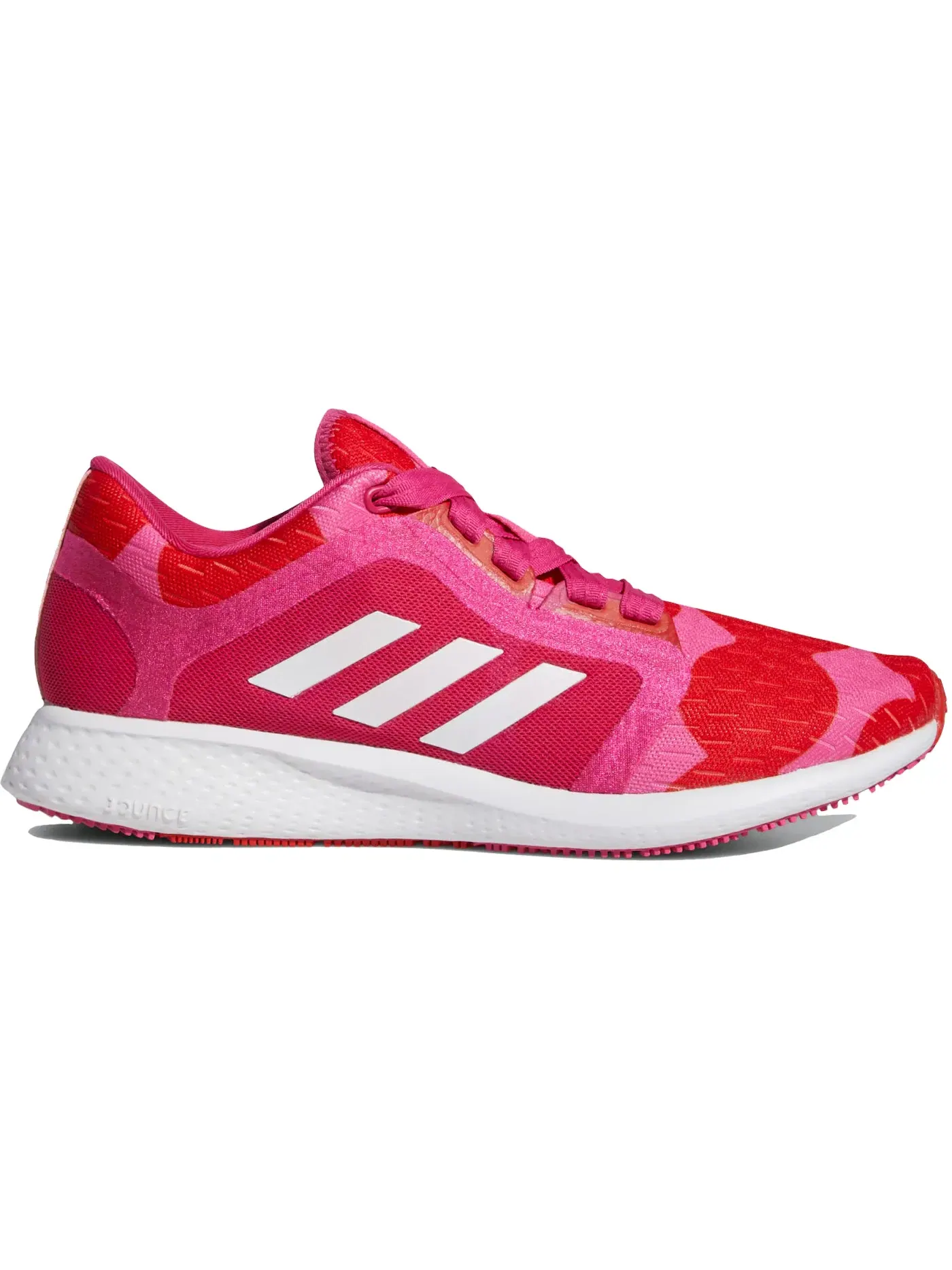 Женские кроссовки для бега с принтом Marimekko Adidas Edge Lux 4 — изображение 1 из 1, белый/красный