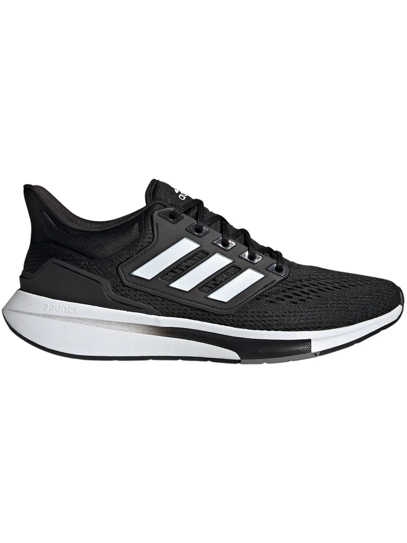Мужские кроссовки для бега Adidas EQ21 Run — изображение 1 из 1, черный/белый/серый