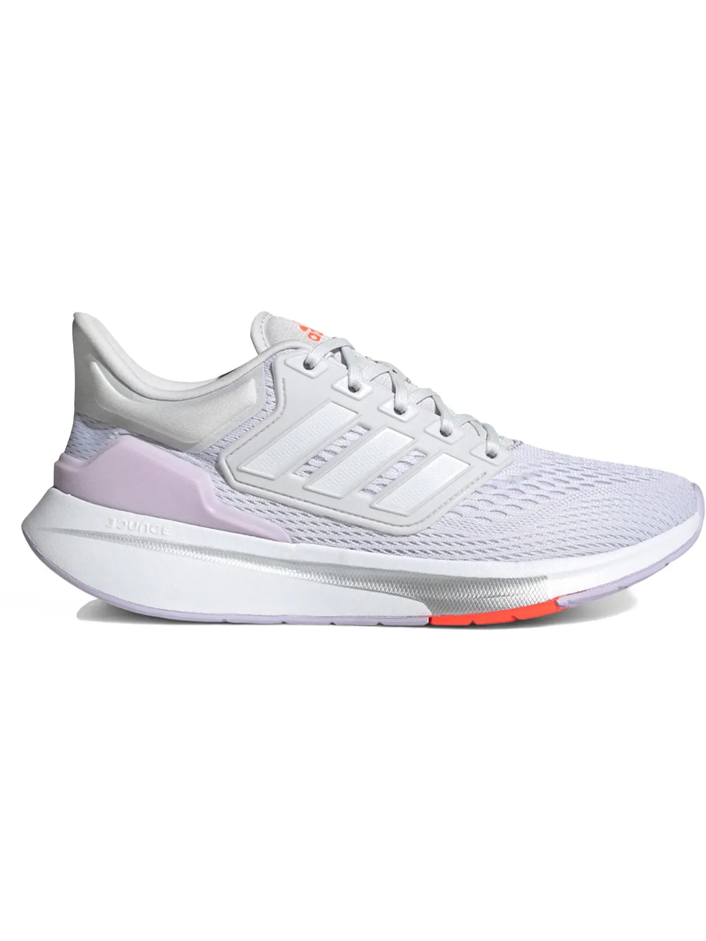 Женские кроссовки для бега Adidas EQ21 Run — изображение 1 из 1, серый/белый/фиолетовый