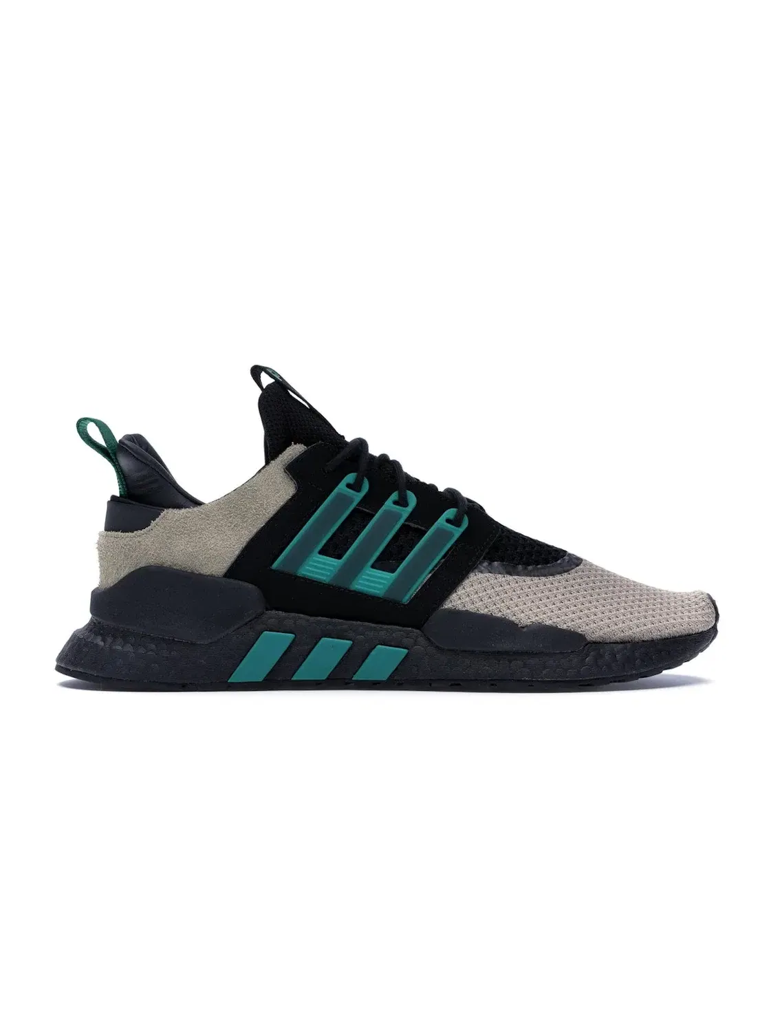 Мужские кроссовки с принтом Adidas EQT 91-18 — изображение 1 из 4, черный/зеленый