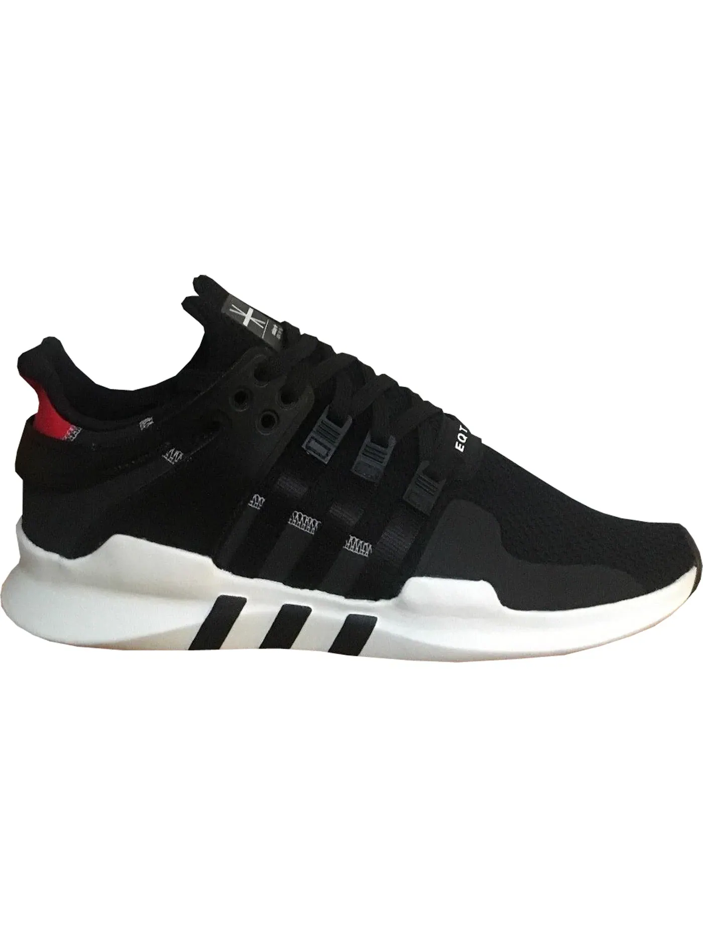 Мужские кроссовки Lifestyle Adidas EQT Support ADV — изображение 1 из 1, черный/черный/белый