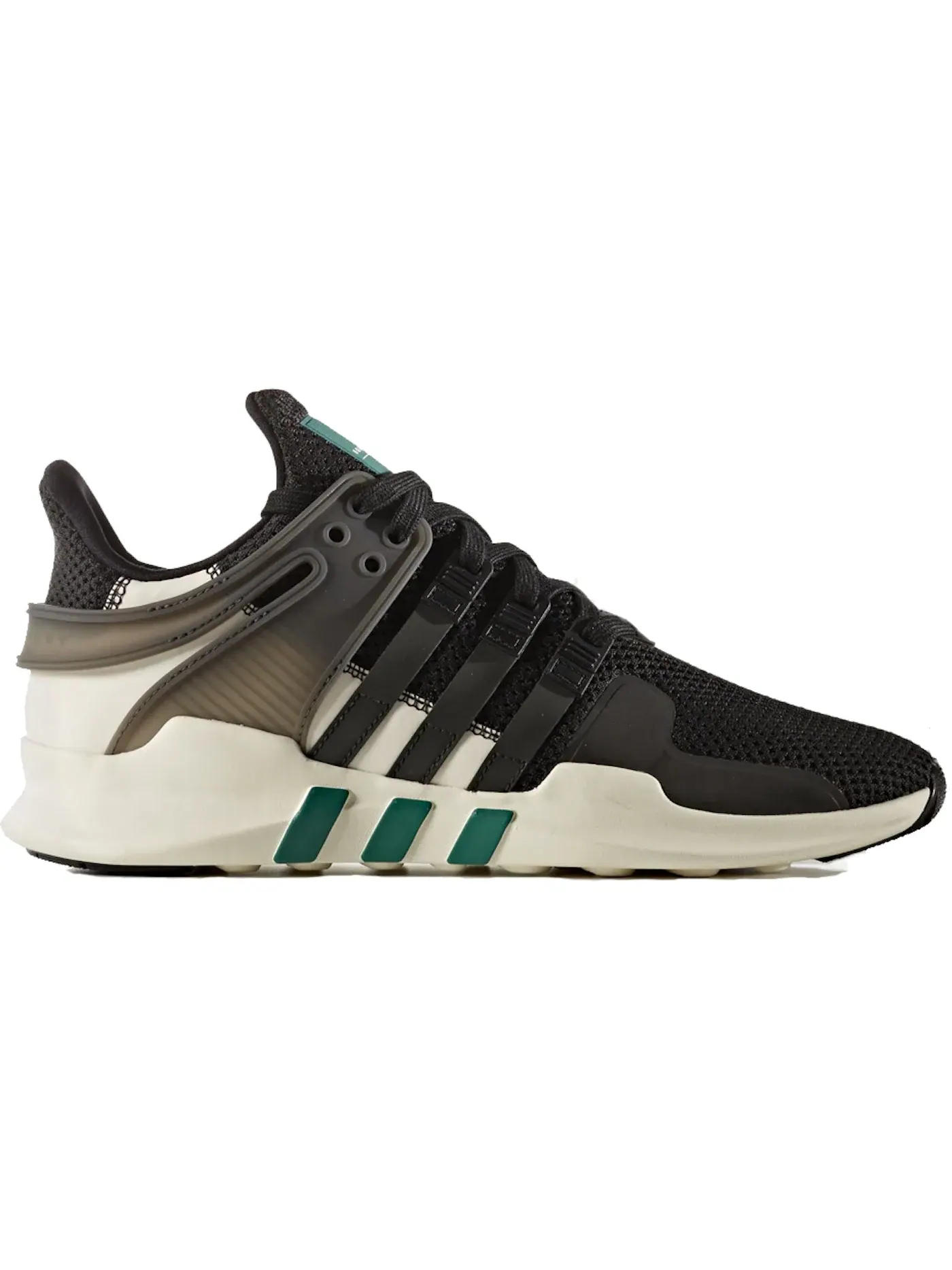 Мужские кроссовки для повседневной носки Adidas EQT Support ADV — изображение 1 из 1, черный/зеленый/зеленый