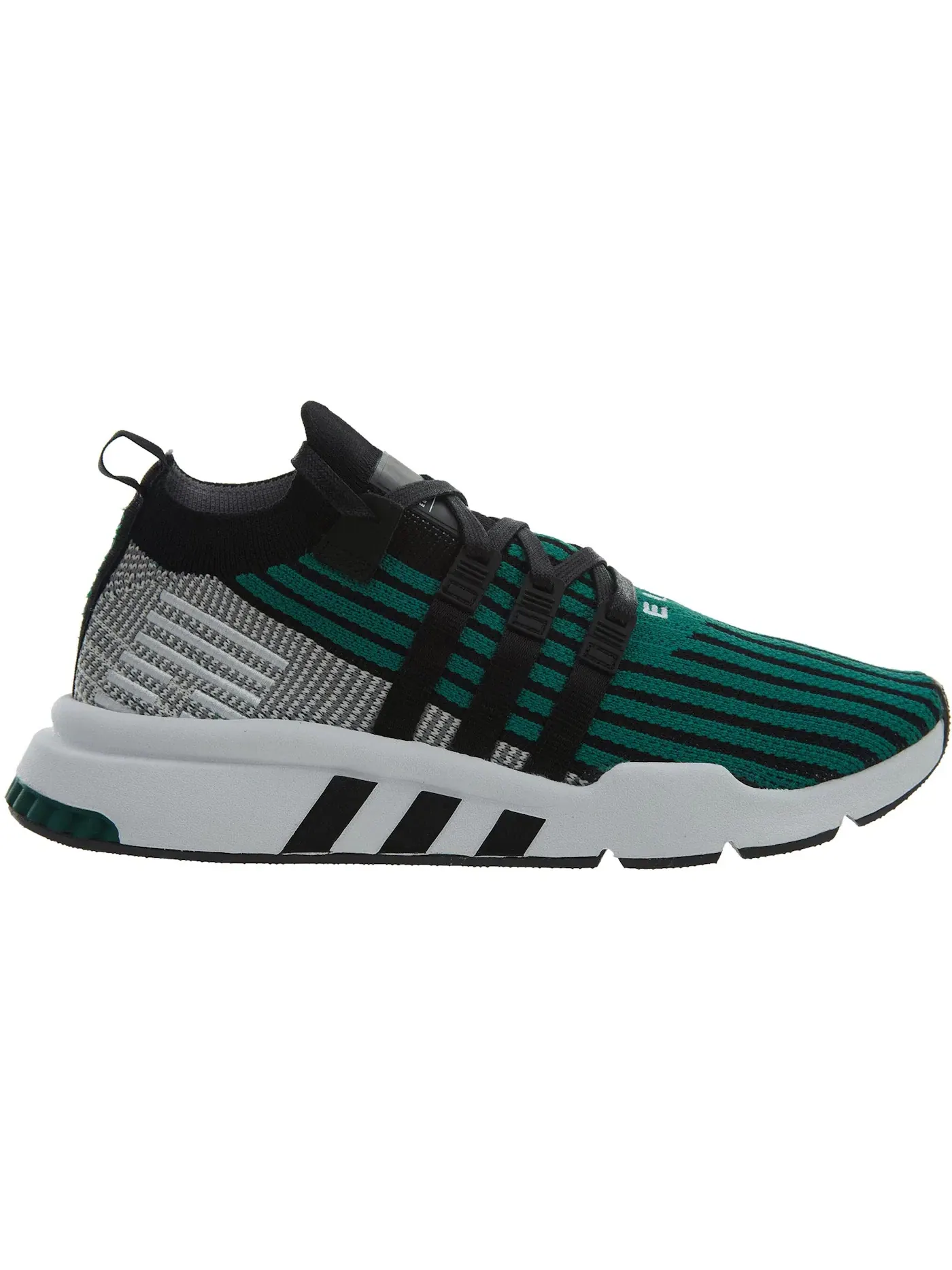 Мужские кроссовки lifestyle с высоким берцем Adidas Eqt Support Mid Adv Pk — изображение 1 из 1, черный/черный-зеленый