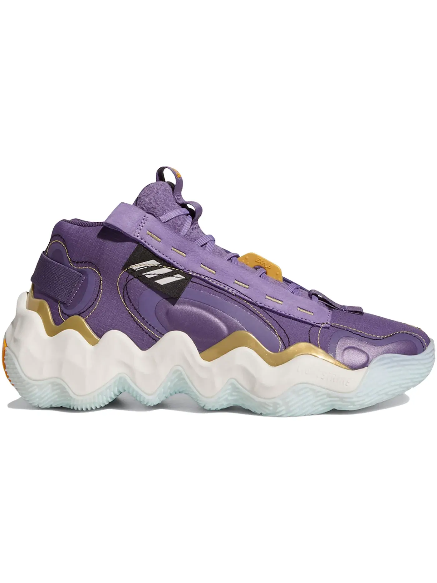 Женские кроссовки для баскетбола Adidas Exhibit B Candace Parker Mid — изображение 1 из 1, фиолетовый/серый