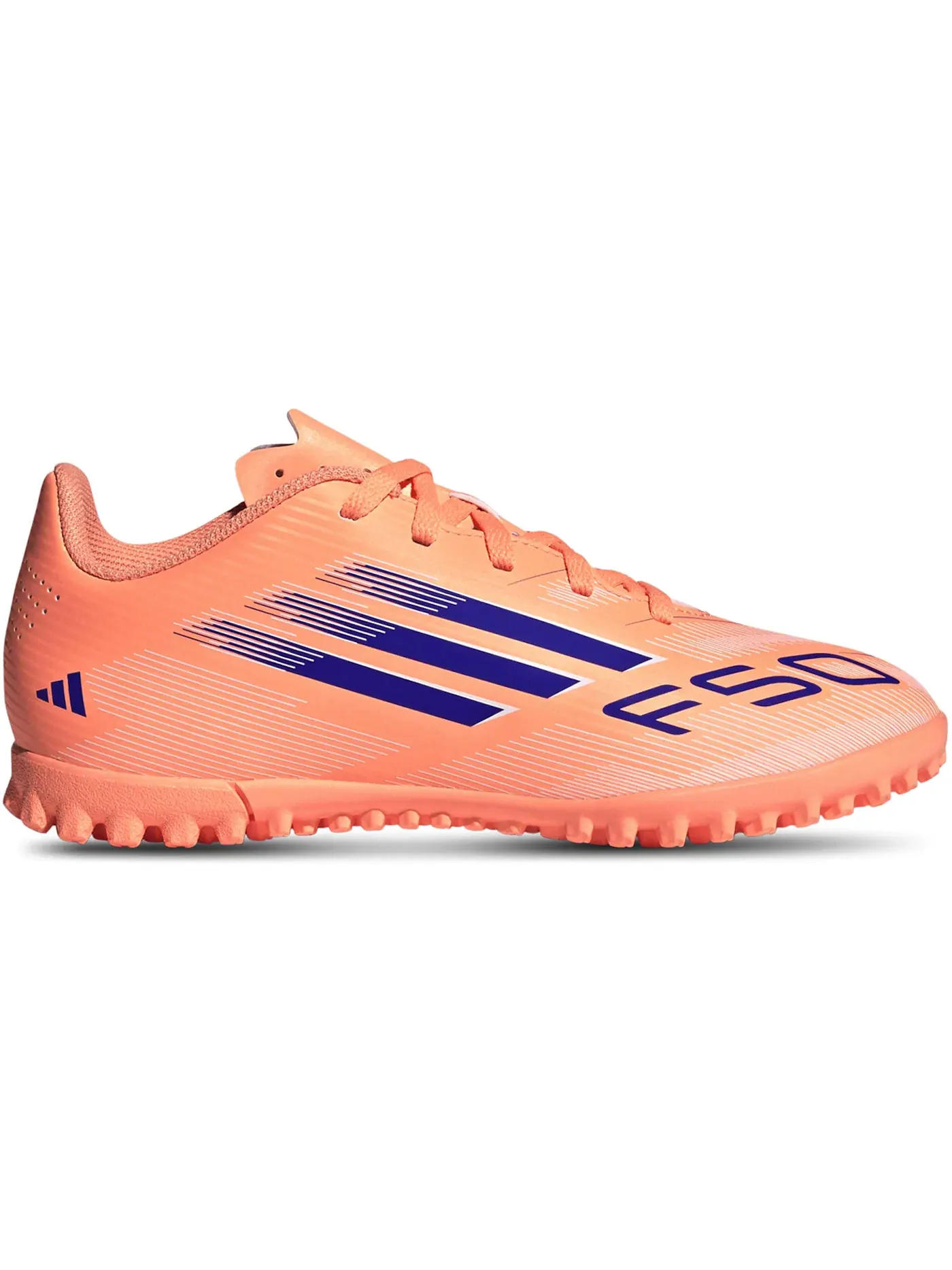Детские кроссовки для активного отдыха F50 Club TF Adidas — изображение 1 из 1, оранжевый синий белый