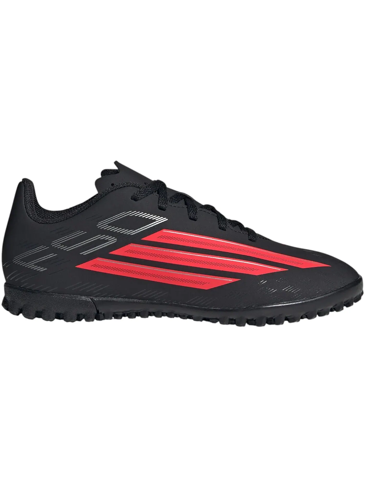 Детские кроссовки для мальчиков с синтетическим верхом Adidas F50 Club TF — изображение 1 из 1, черный красный черный