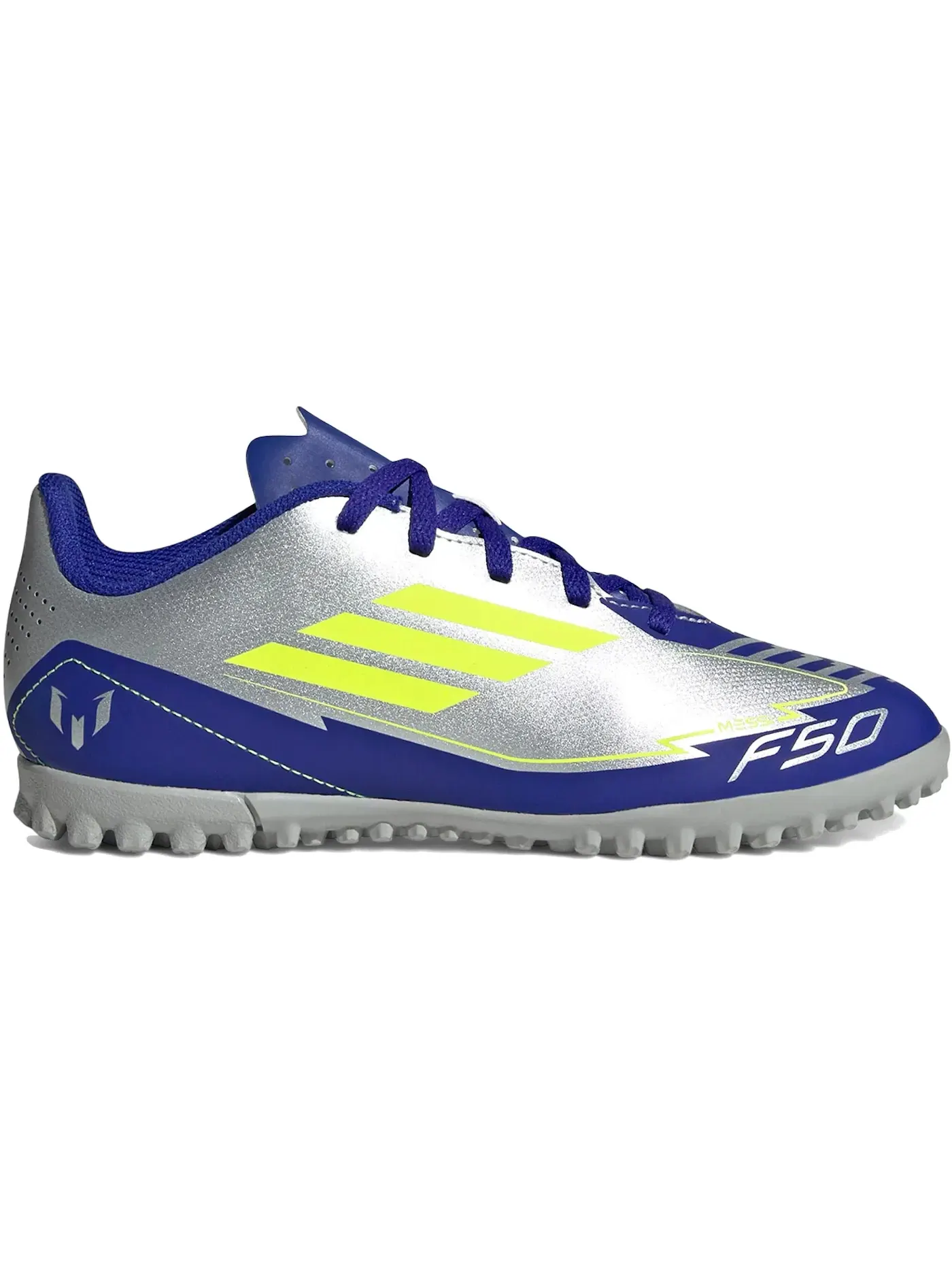 Детские кроссовки для мальчиков с турбо-застежкой Adidas F50 Club TF — изображение 1 из 1