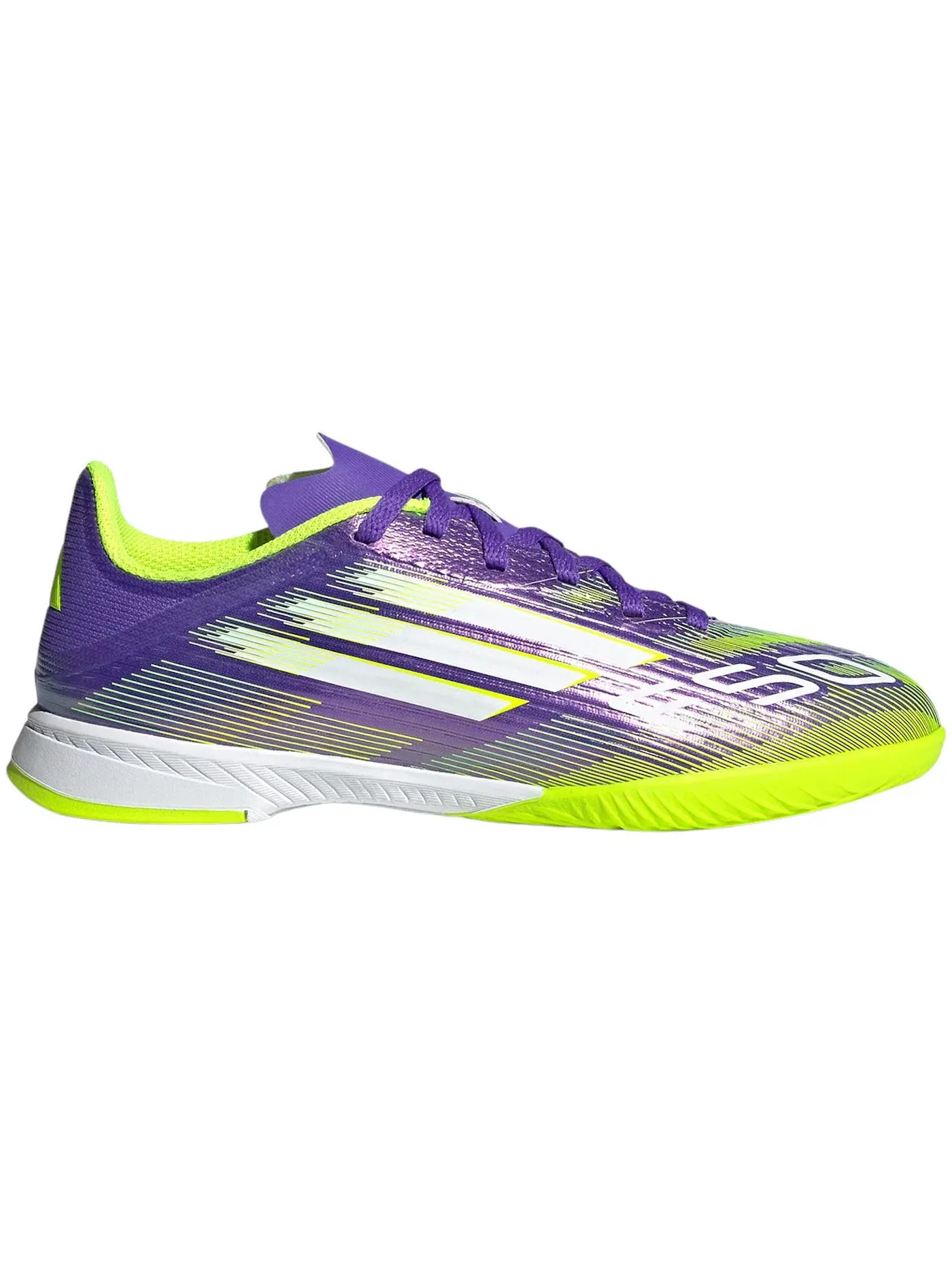 Детские кроссовки для индор-футбола F50 League Indoor Adidas — изображение 1 из 1, фиолетовый белый