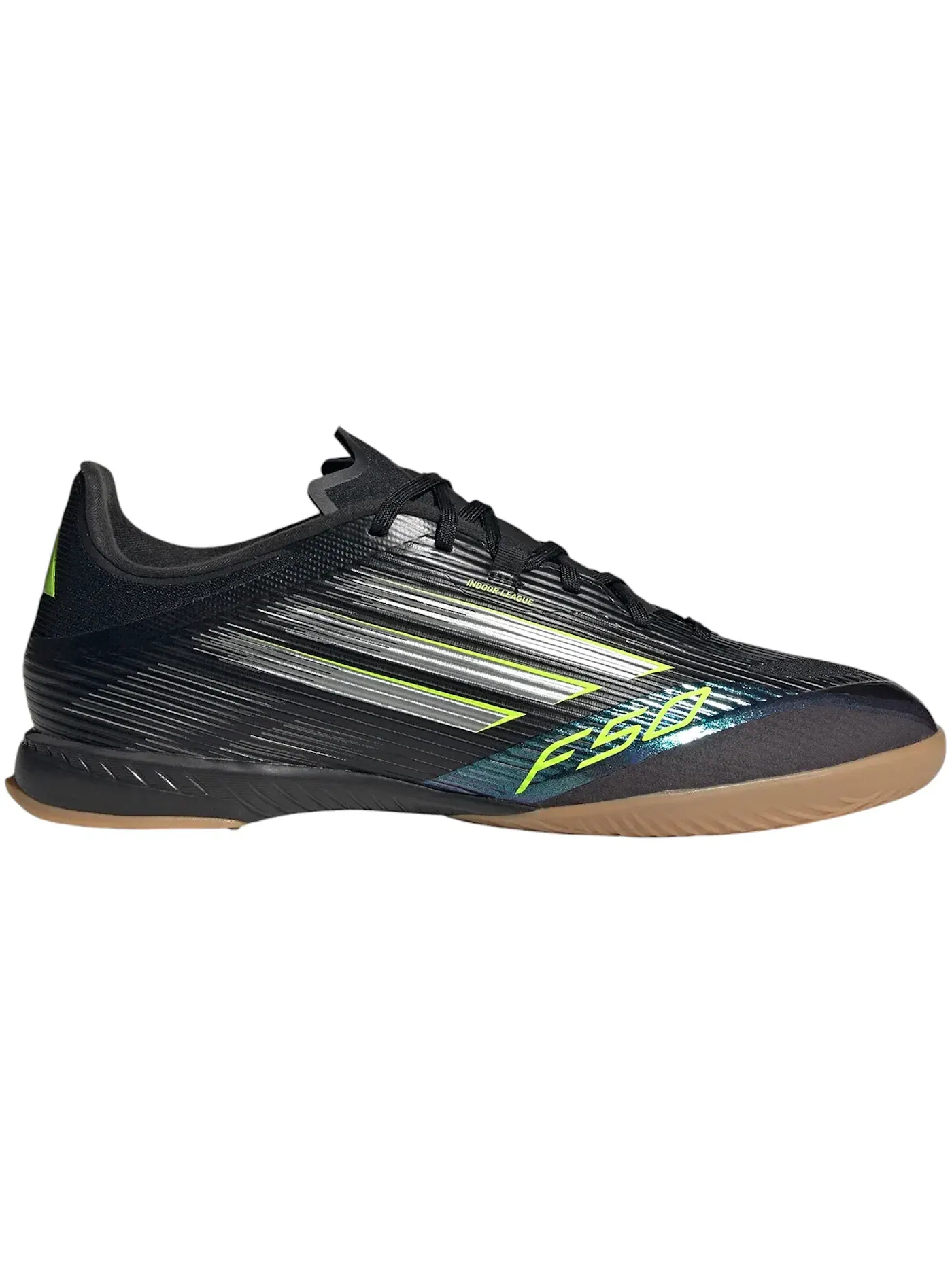 Мужские кроссовки для футзала F50 League Indoor Adidas — изображение 1 из 1, черный металлик