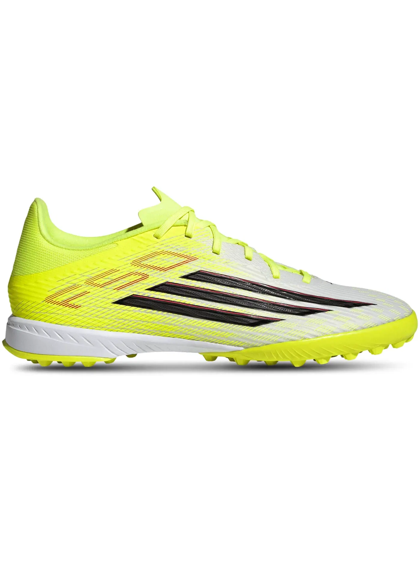 Мужские кроссовки с длинным шнурованием Adidas F50 League Turf — изображение 1 из 1, желтый черный красный