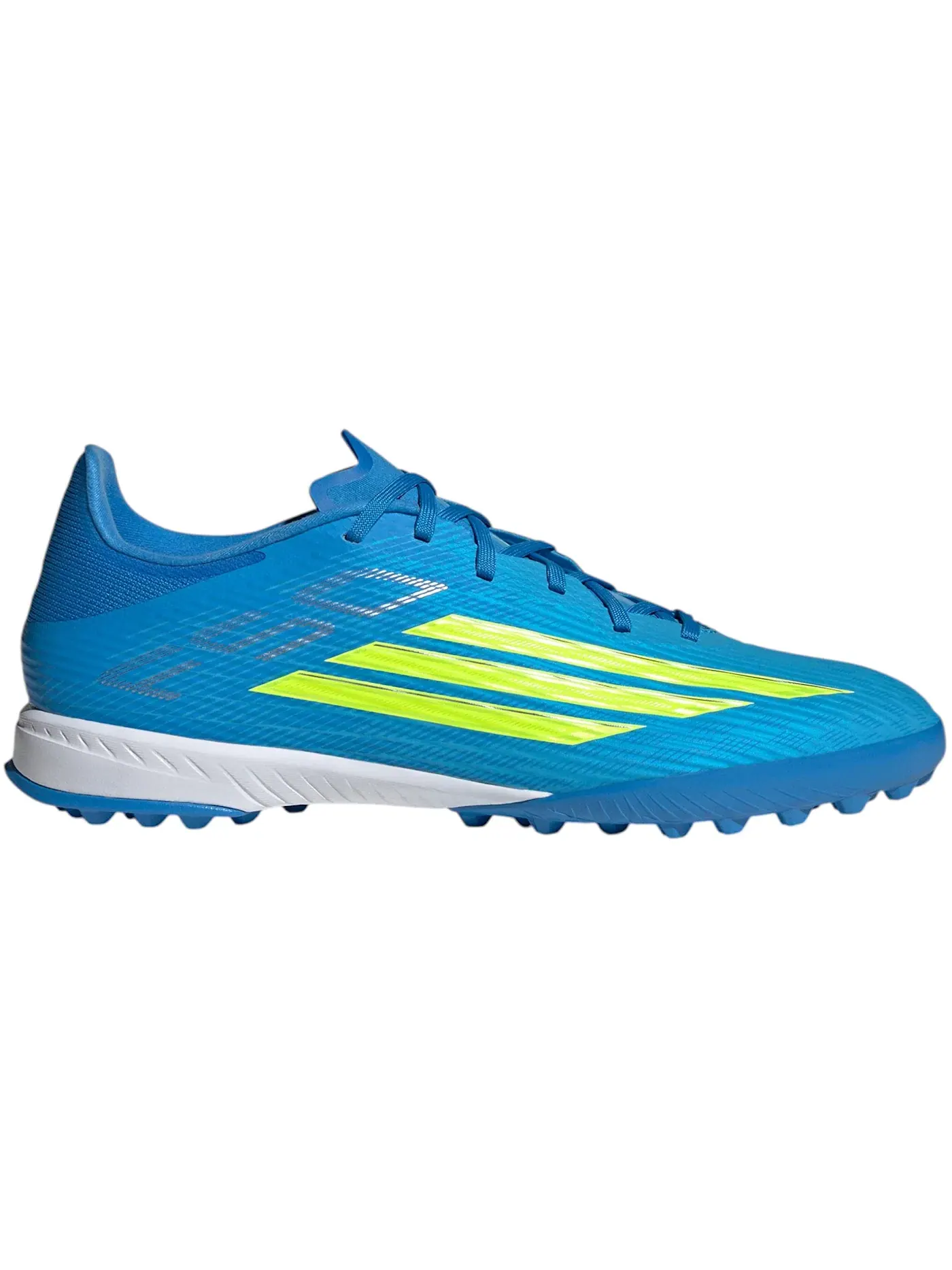 Мужские кроссовки с длинным рукавом Adidas F50 League TF — изображение 1 из 1, синий/желтый