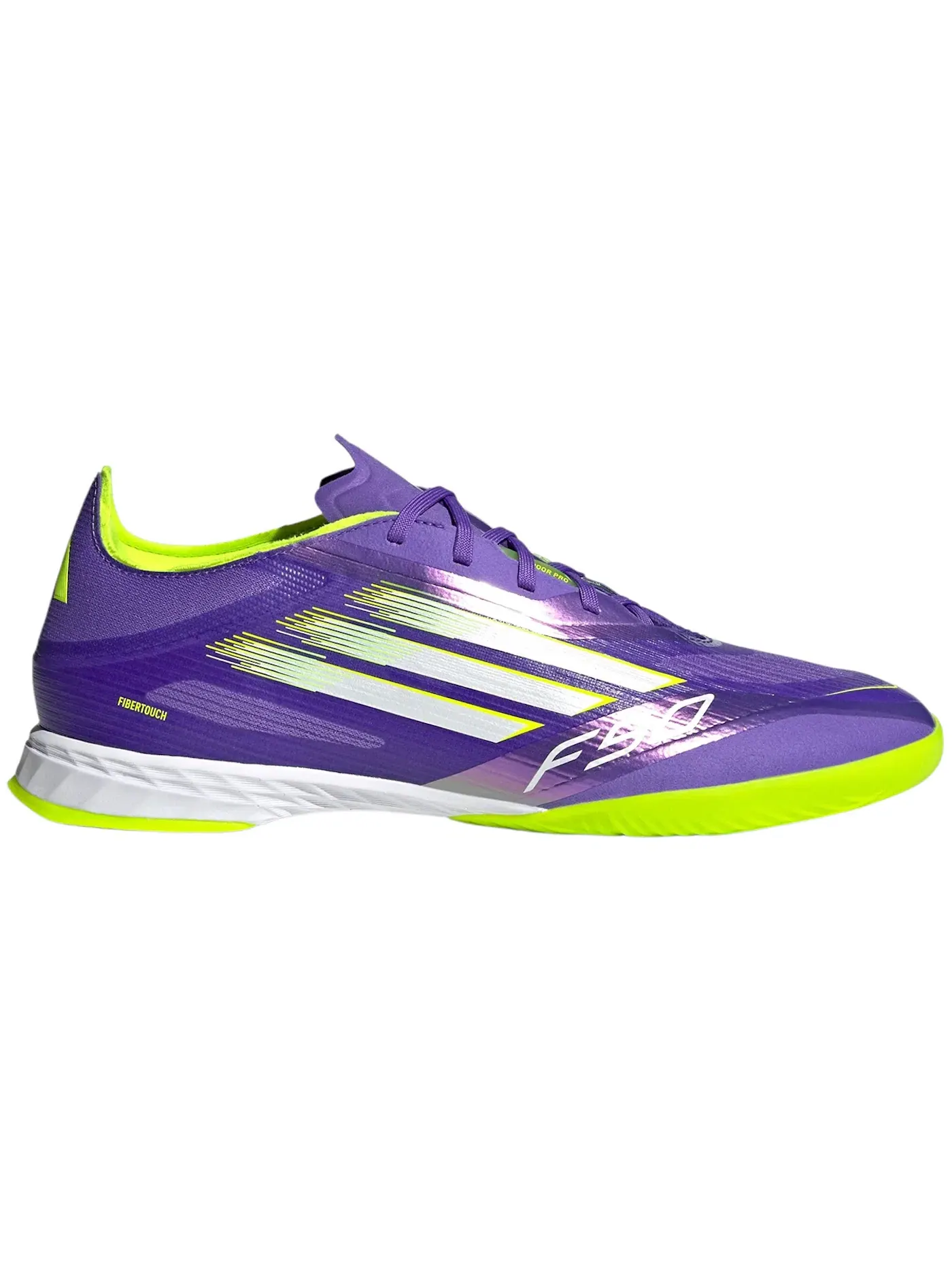 Мужские кроссовки для индор-футбола Adidas F50 Pro Indoor — изображение 1 из 1, фиолетовый белый
