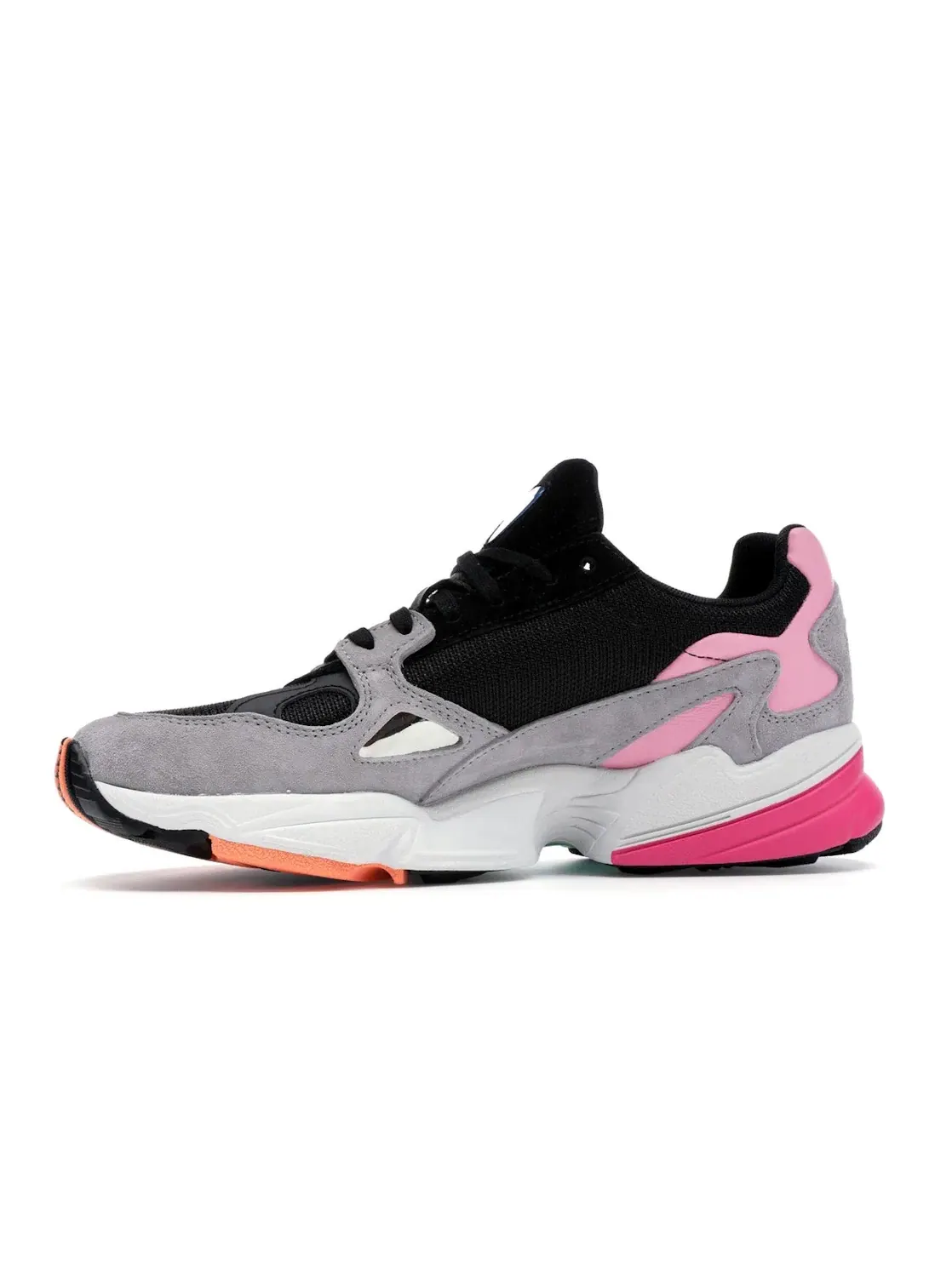 Женские кроссовки с ретро-дизайном Adidas Falcon — изображение 3 из 4, черный черный светлый
