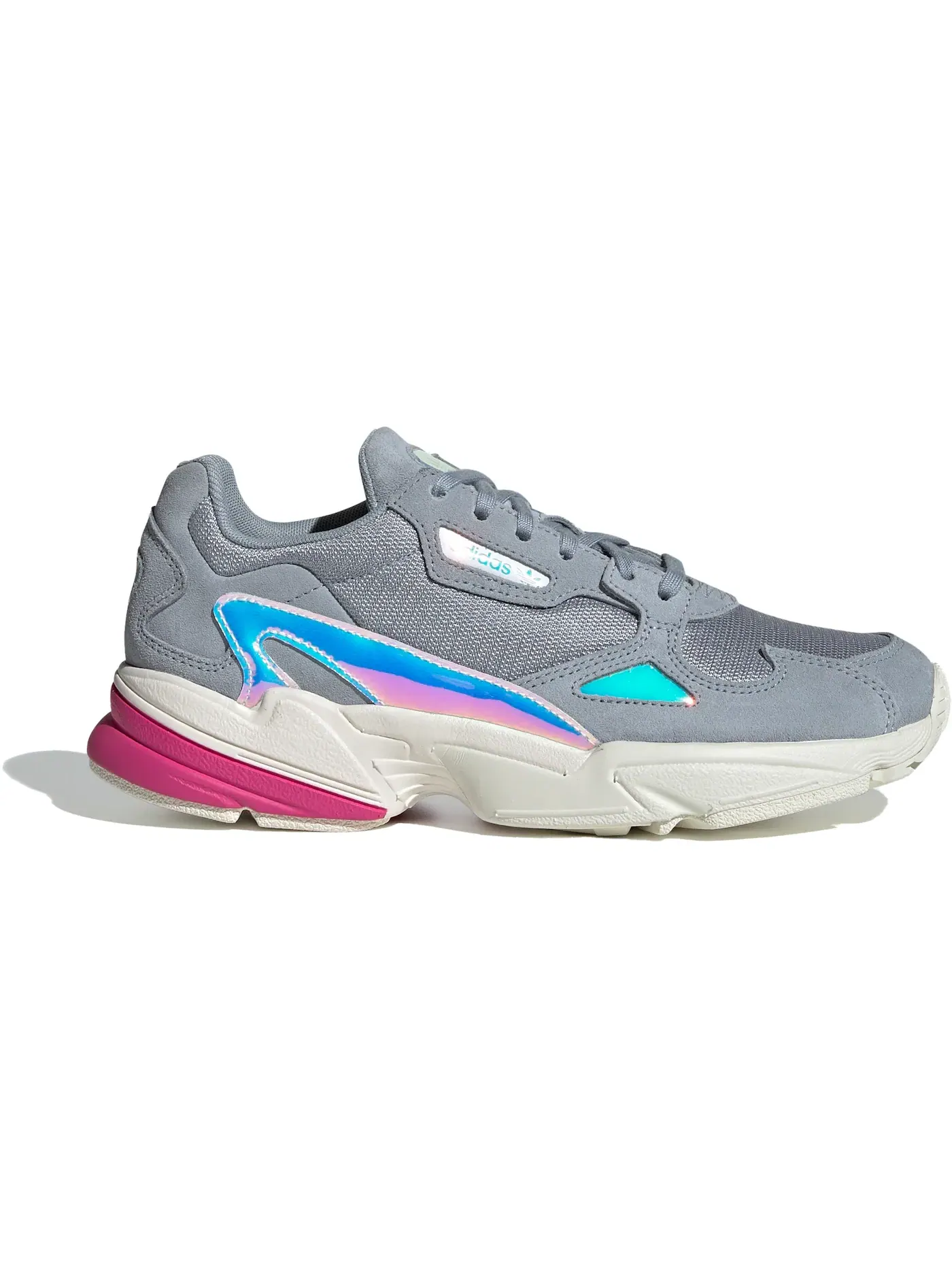 Женские кроссовки Lifestyle Adidas Falcon — изображение 1 из 1, светлый серый/белый
