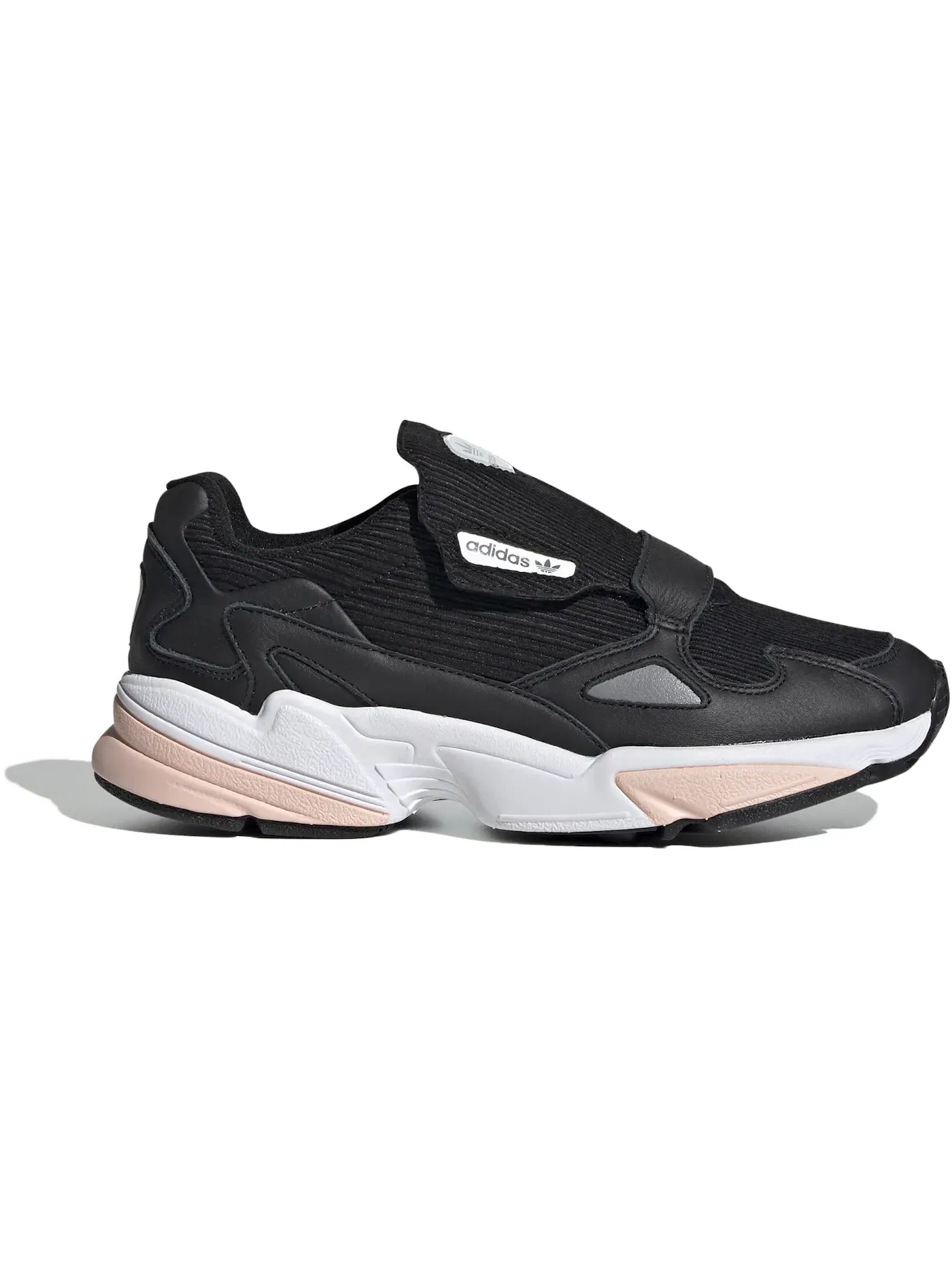 Женские кроссовки с повседневным стилем Adidas Falcon RX — изображение 1 из 1, черный/розовый/серый