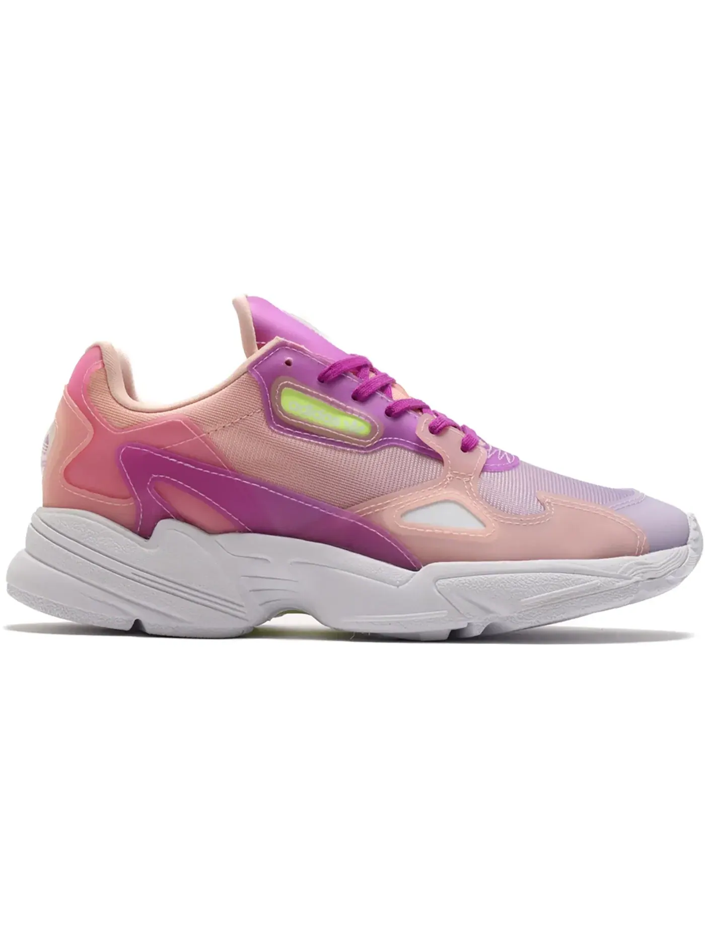 Женские кроссовки Lifestyle с принтом Adidas Falcon — изображение 1 из 1, фиолетовый/фиолетовый