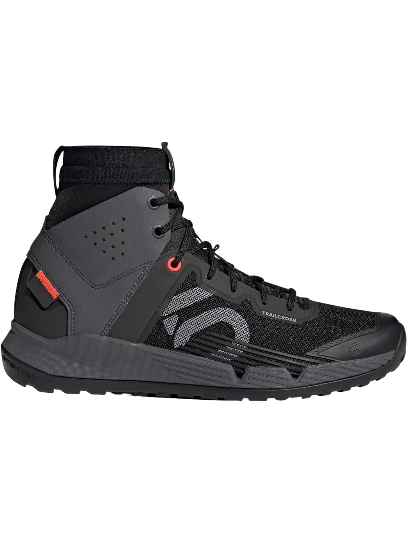 Мужские кроссовки для бега Five Ten Trailcross Mid Pro Adidas — изображение 1 из 1, черный серый красный