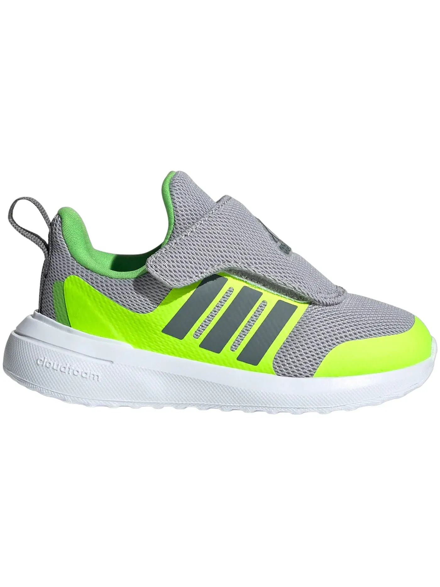 Детские кроссовки для мальчиков с закрытой пяткой Fortarun 2.0 Adidas — изображение 1 из 1, серый/серый
