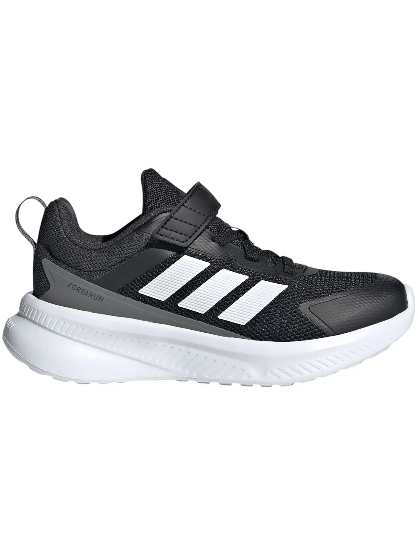 Детские кроссовки спортивные Adidas Fortarun 4.0 — изображение 1 из 1, черный белый