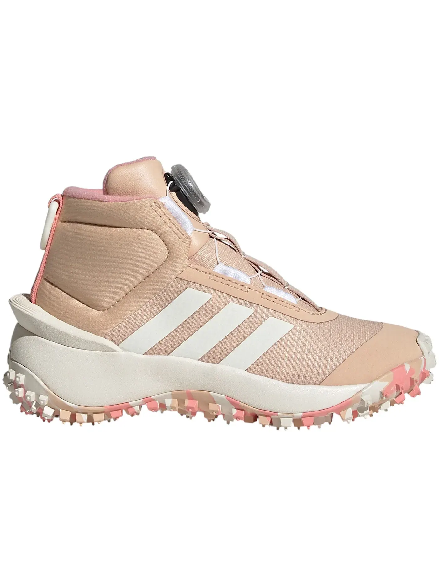 Детские кроссовки для девочек с закрытым носком Adidas Fortatrail — изображение 1 из 1, белый/розовый