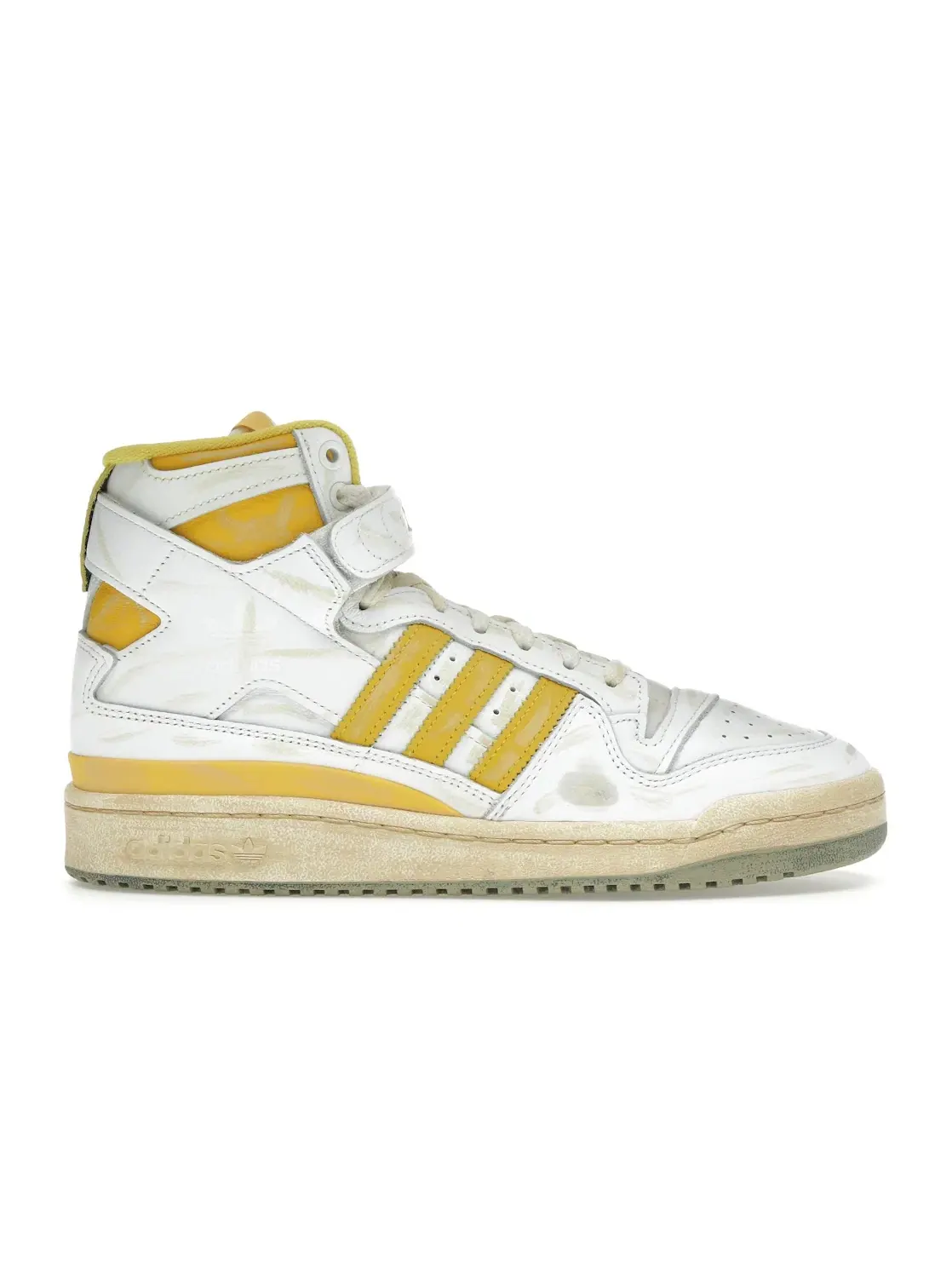 Мужские кроссовки Lifestyle Adidas Forum 84 Hi AEC — изображение 1 из 4, белый/желтый/белый