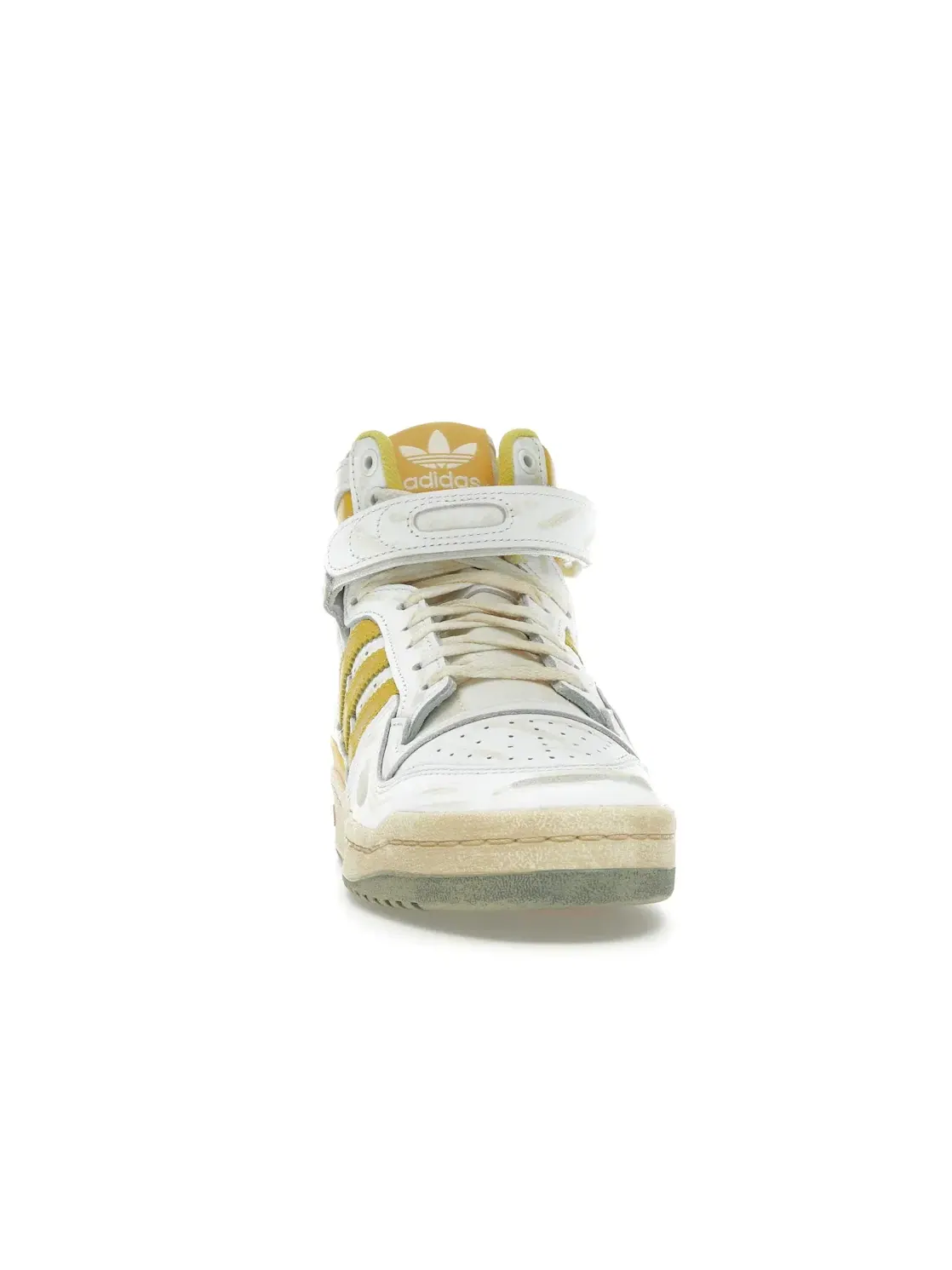 Мужские кроссовки Lifestyle Adidas Forum 84 Hi AEC — изображение 2 из 4, белый/желтый/белый