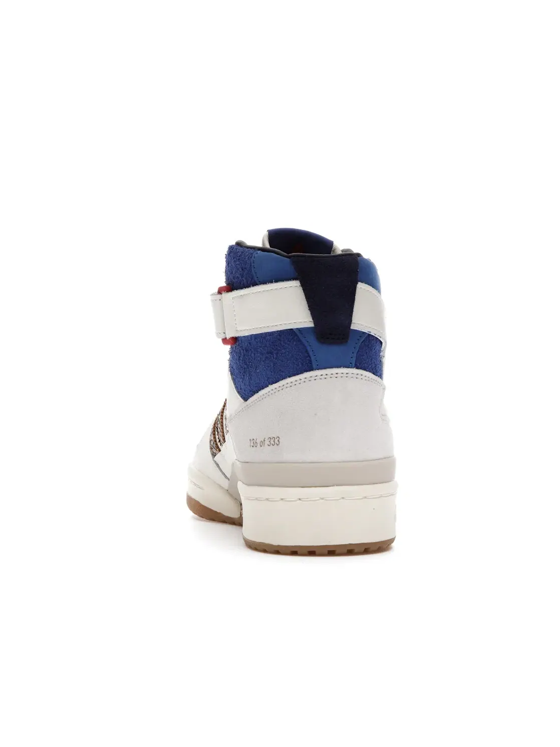 Мужские кроссовки Lifestyle Adidas Forum 84 Hi — изображение 4 из 4, белый/синий
