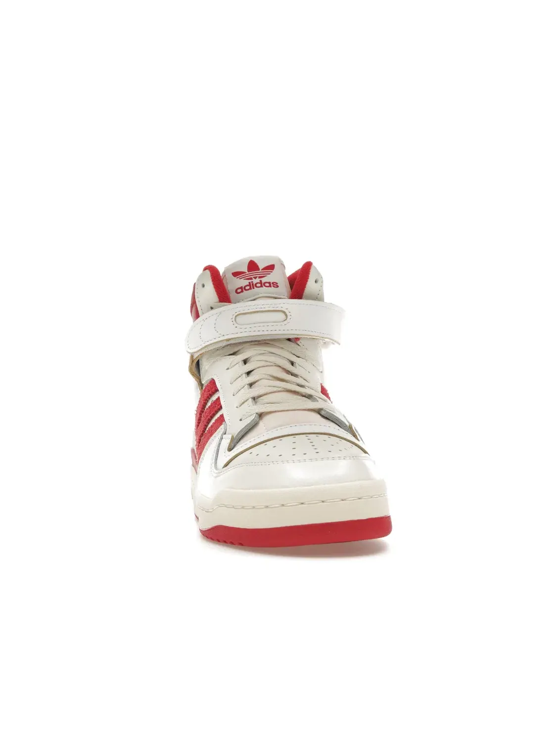Мужские кроссовки с высоким силуэтом Adidas Forum 84 Hi — изображение 2 из 4, белый/красный