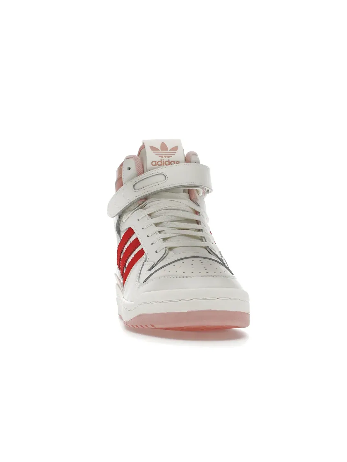 Мужские кроссовки Lifestyle Adidas Forum 84 Hi — изображение 2 из 4, белый/розовый/красный