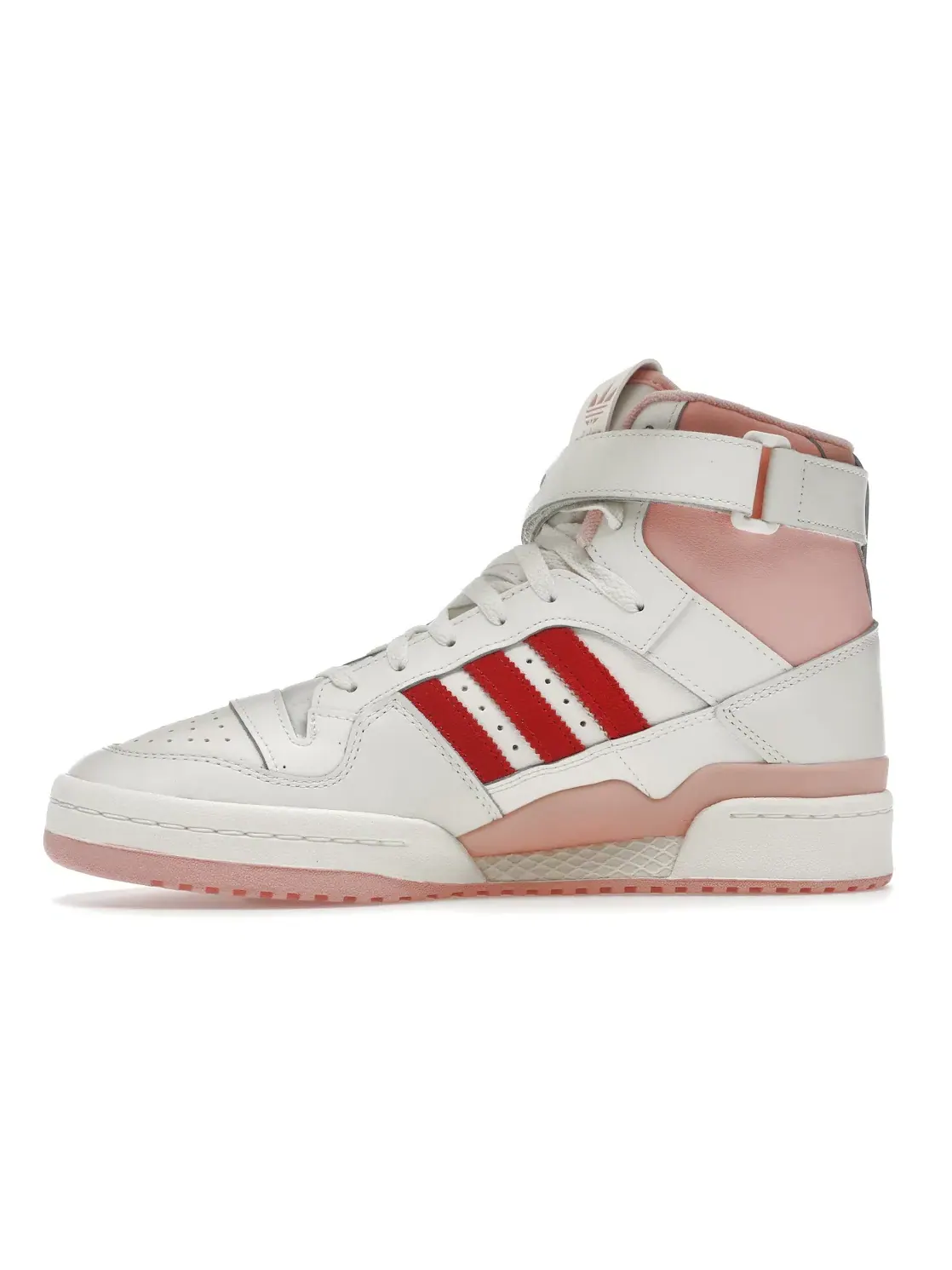 Мужские кроссовки Lifestyle Adidas Forum 84 Hi — изображение 3 из 4, белый/розовый/красный