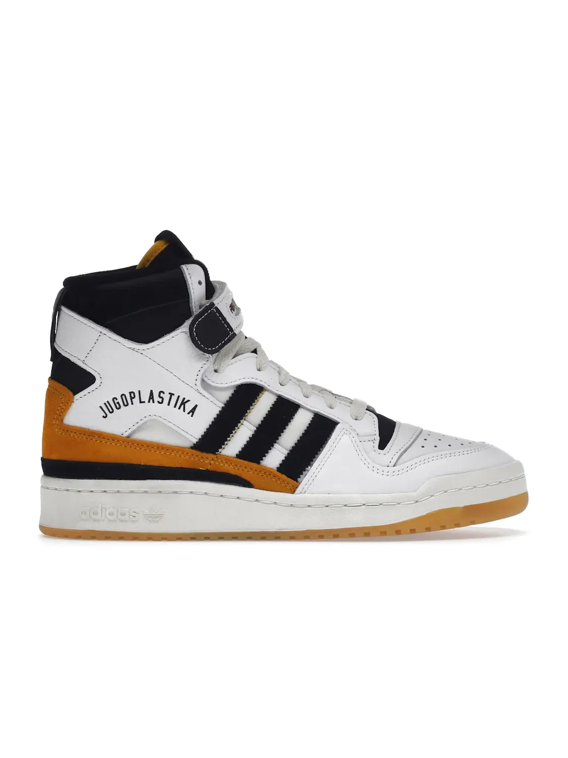 Мужские кроссовки с высоким верхом Adidas Forum 84 High BSTN Jugoplastika — изображение 1 из 4, белый/черный/золотистый