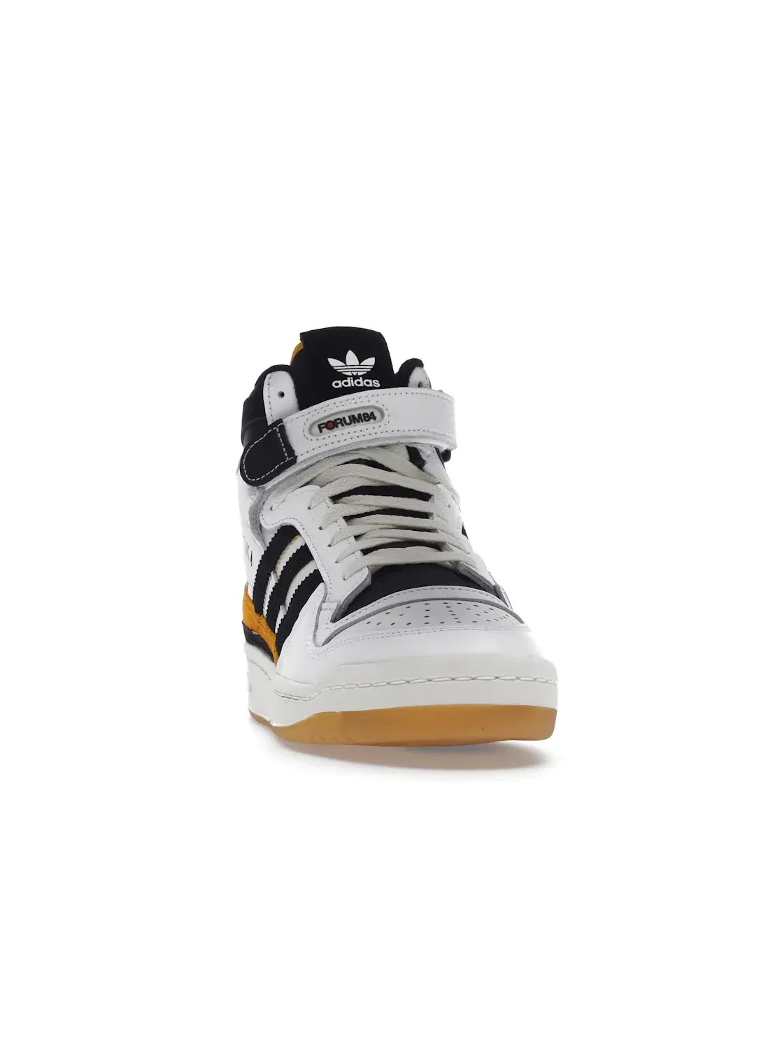 Мужские кроссовки с высоким верхом Adidas Forum 84 High BSTN Jugoplastika — изображение 2 из 4, белый/черный/золотистый